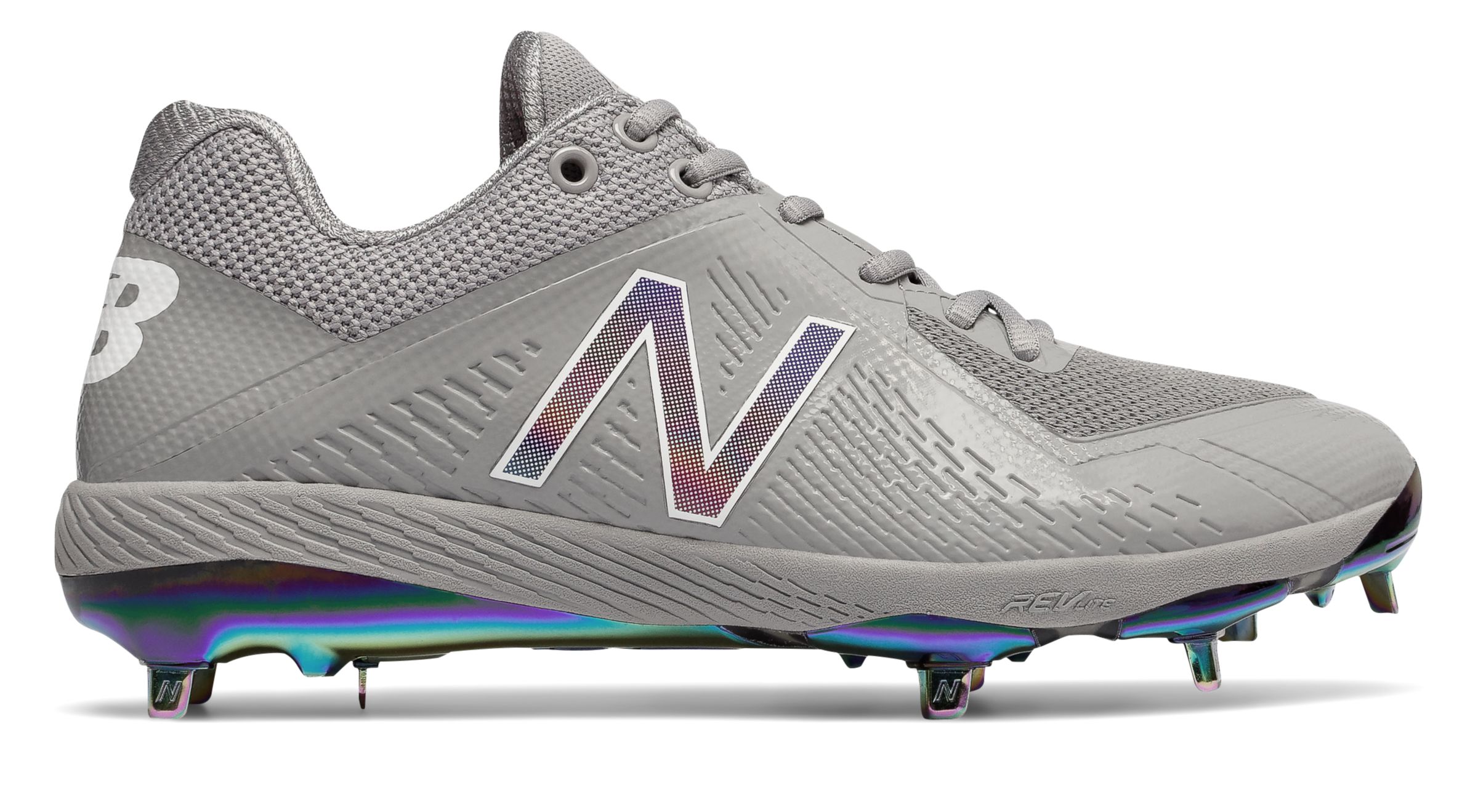 gray new balance baseball cleats