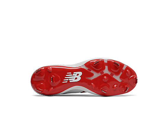 FuelCell 4040 v6 Metal Cleat, Team Red with White