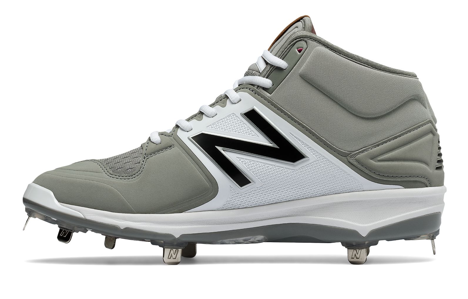 new balance men's m3000v3 mid metal cleats