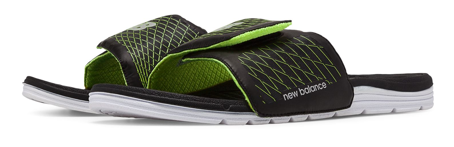 new balance men's cush  slide sandal