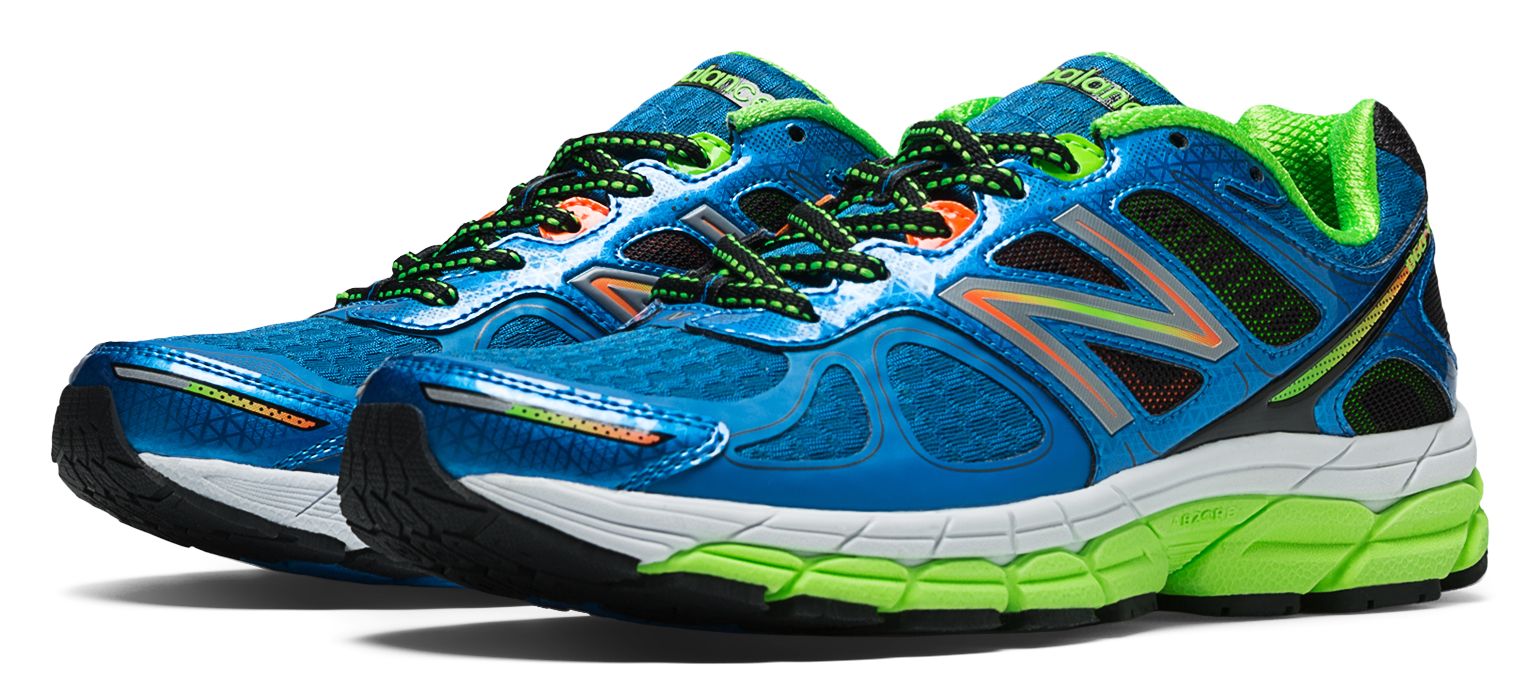 New Balance Men's 860V4 Running Shoes M860BG4 860 Blue with Lime Green ...