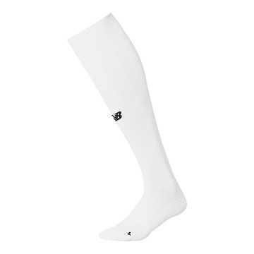 Match Sock, White with Black