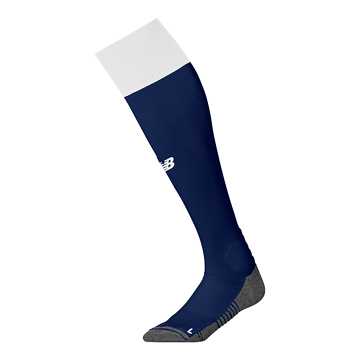 Tournament Sock, Navy with White
