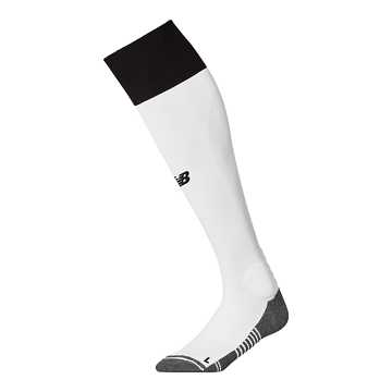 Tournament Sock, White with Black