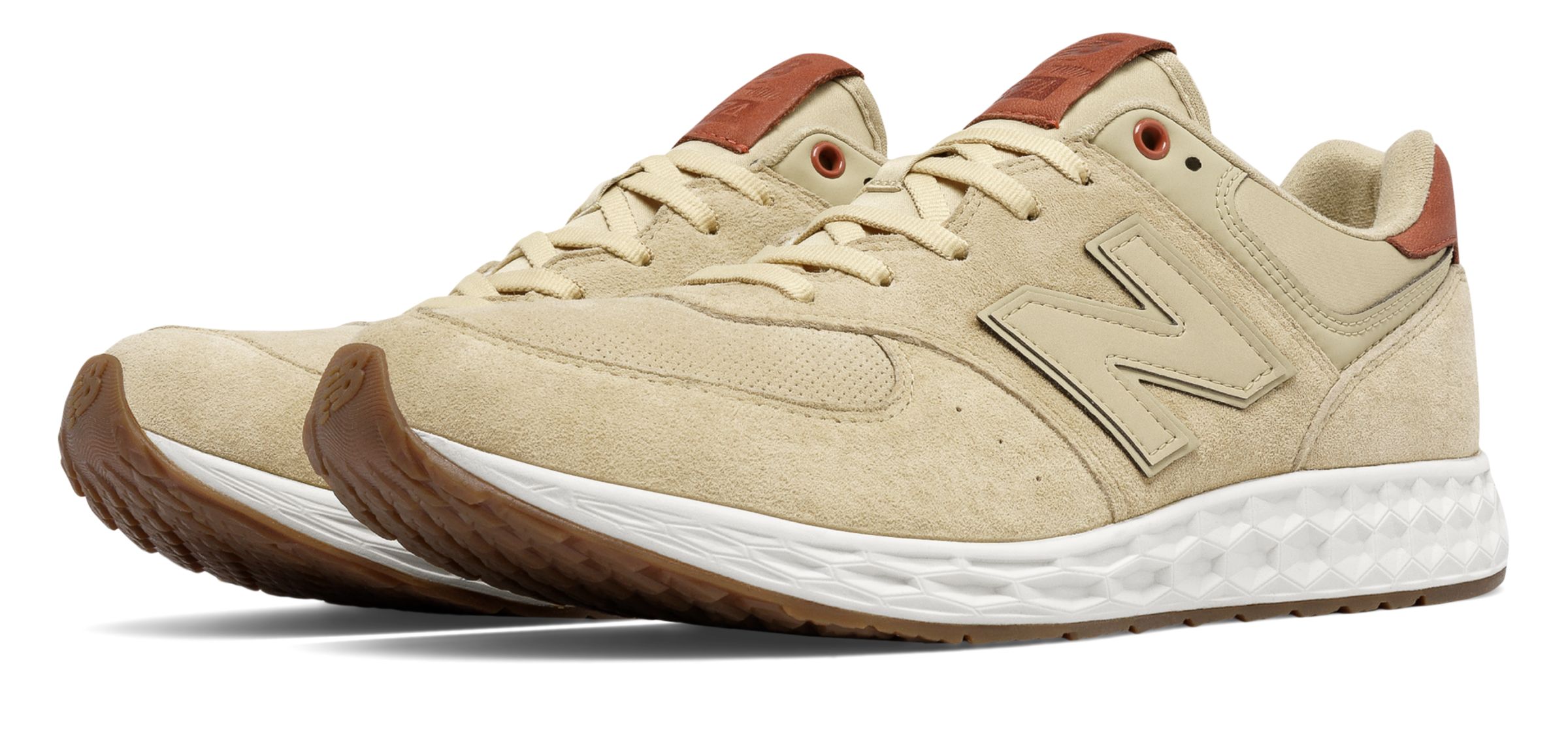 new balance 574 creme