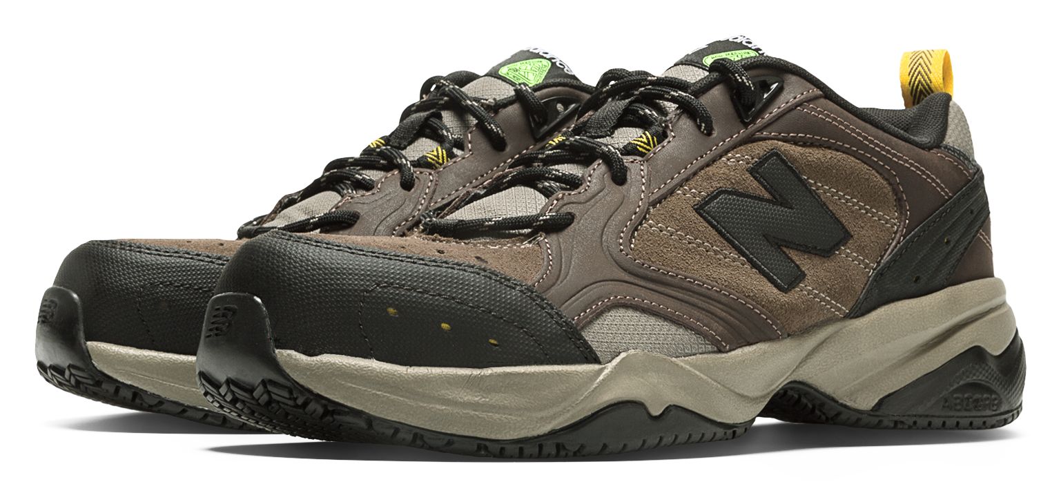 New Balance Men's Steel Toe 627 Suede Shoes Brown | eBay