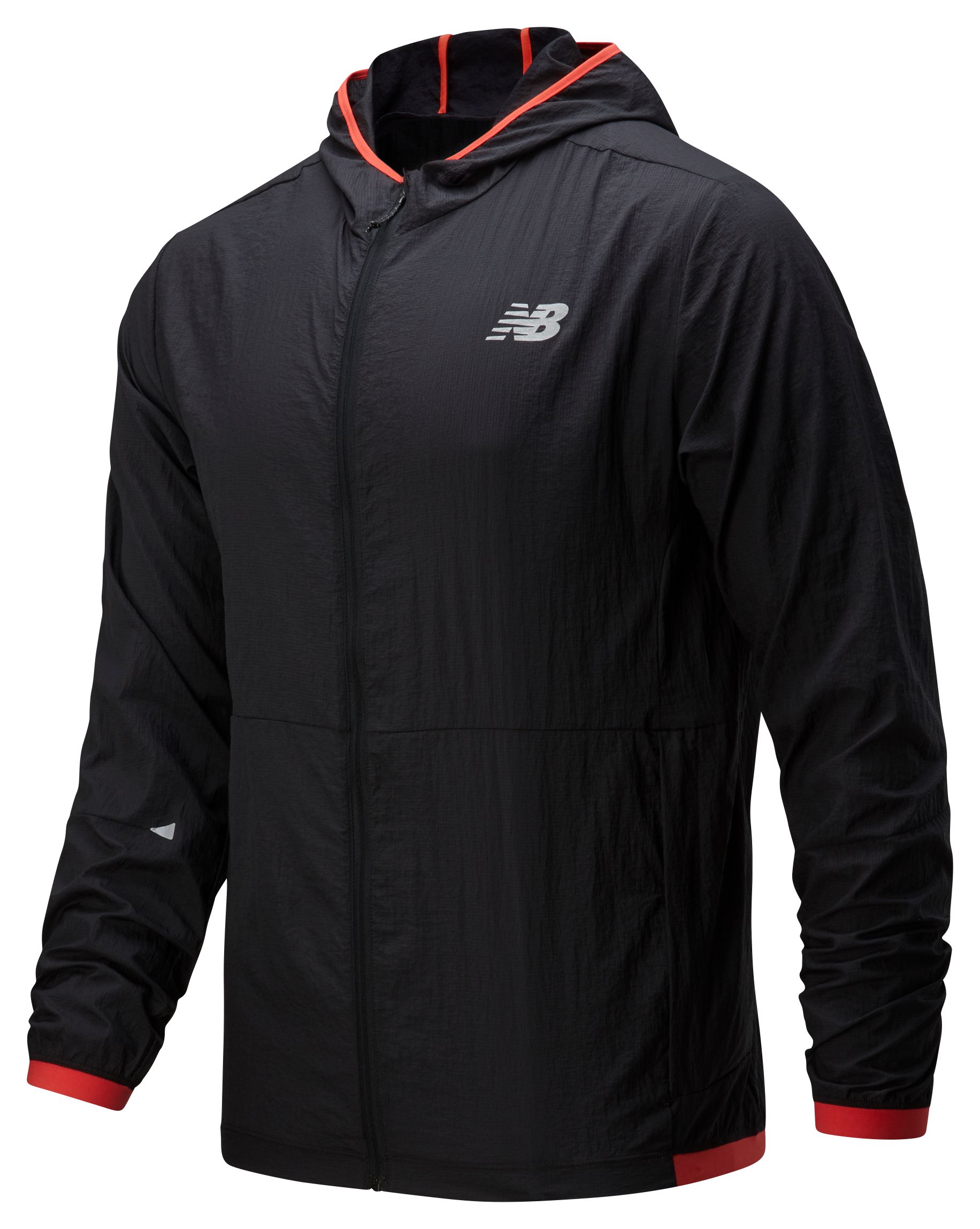 printed impact run light pack jacket