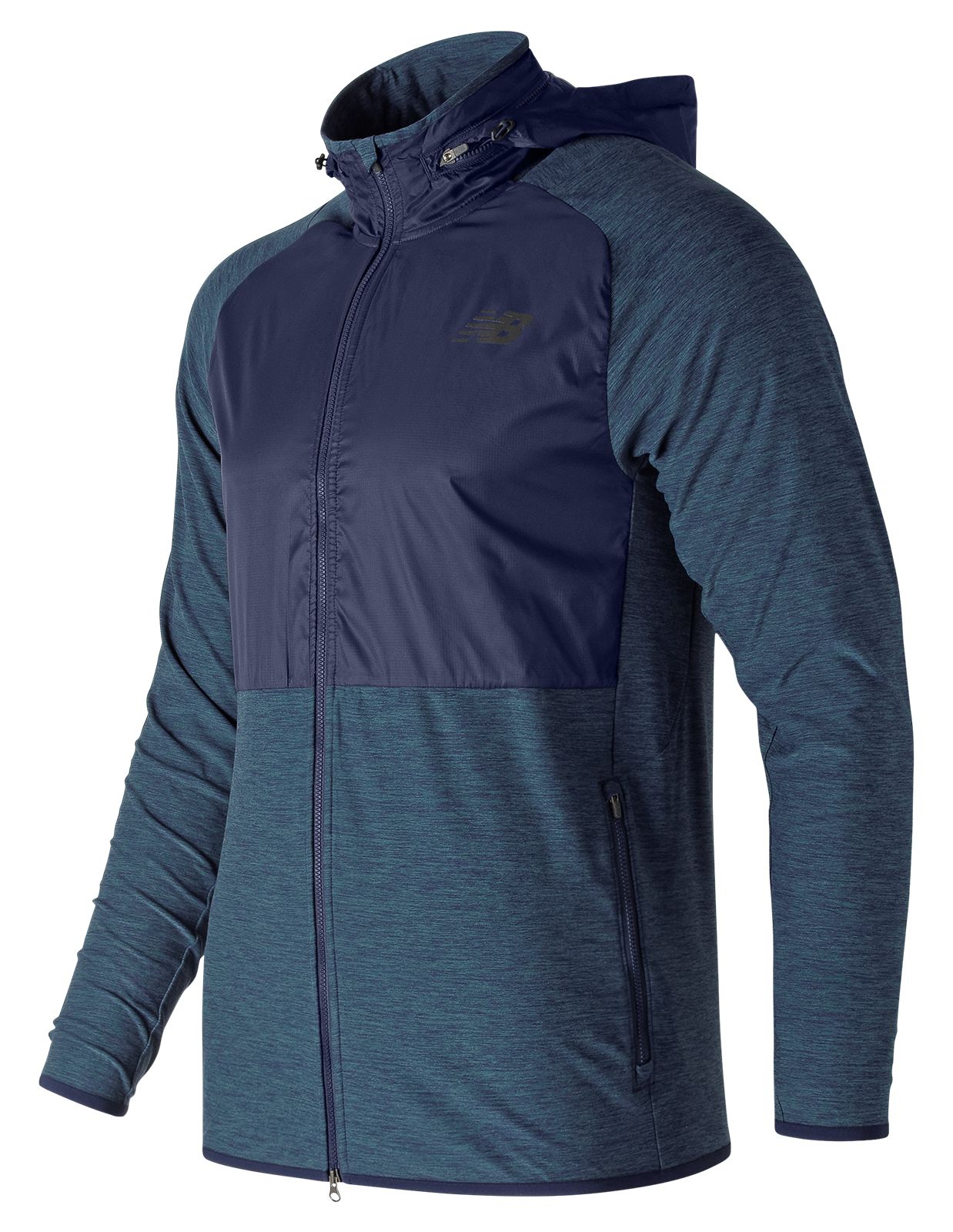 New Balance Men's Anticipate Jacket Black with Navy | eBay