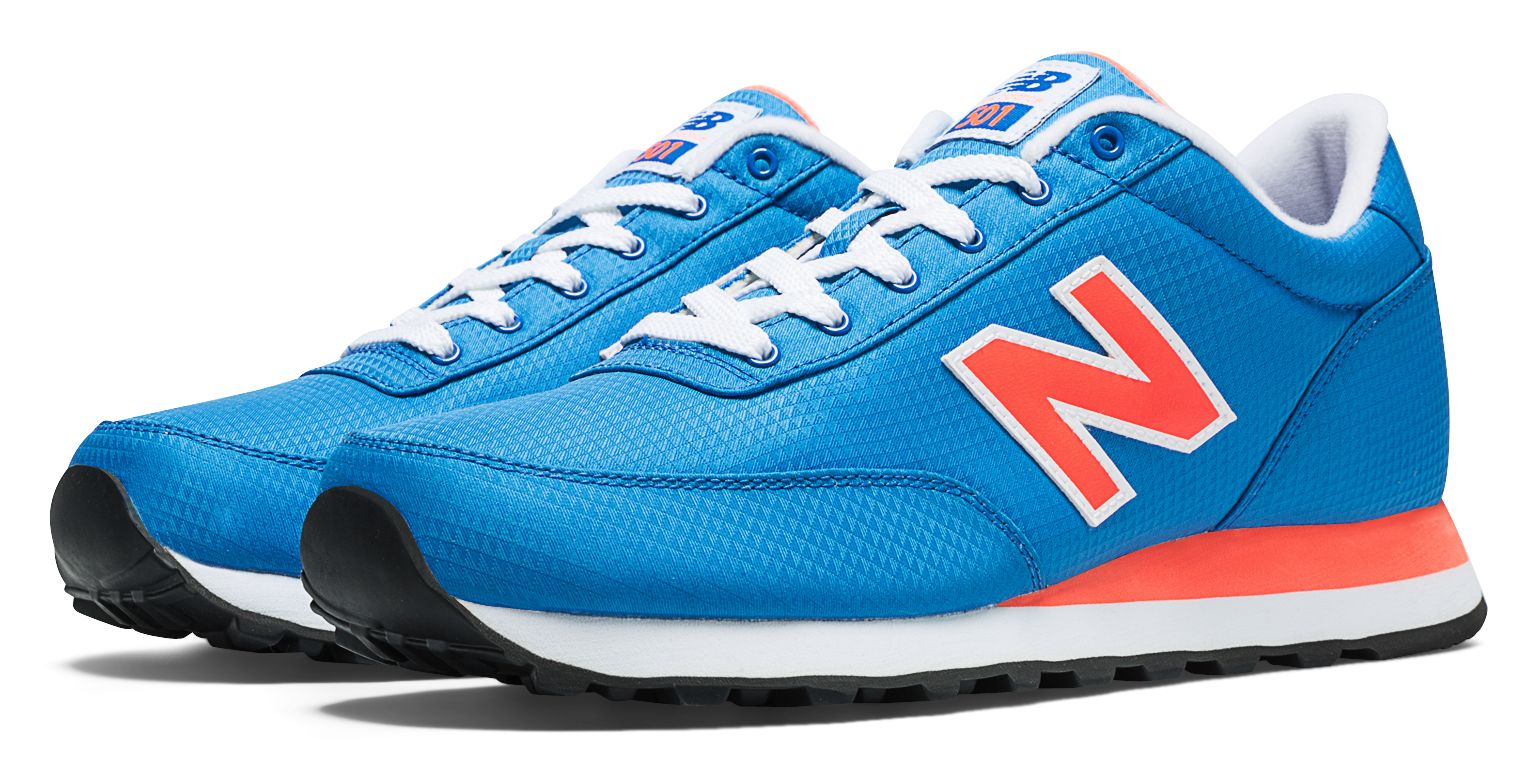 new balance 501 trainers in blue