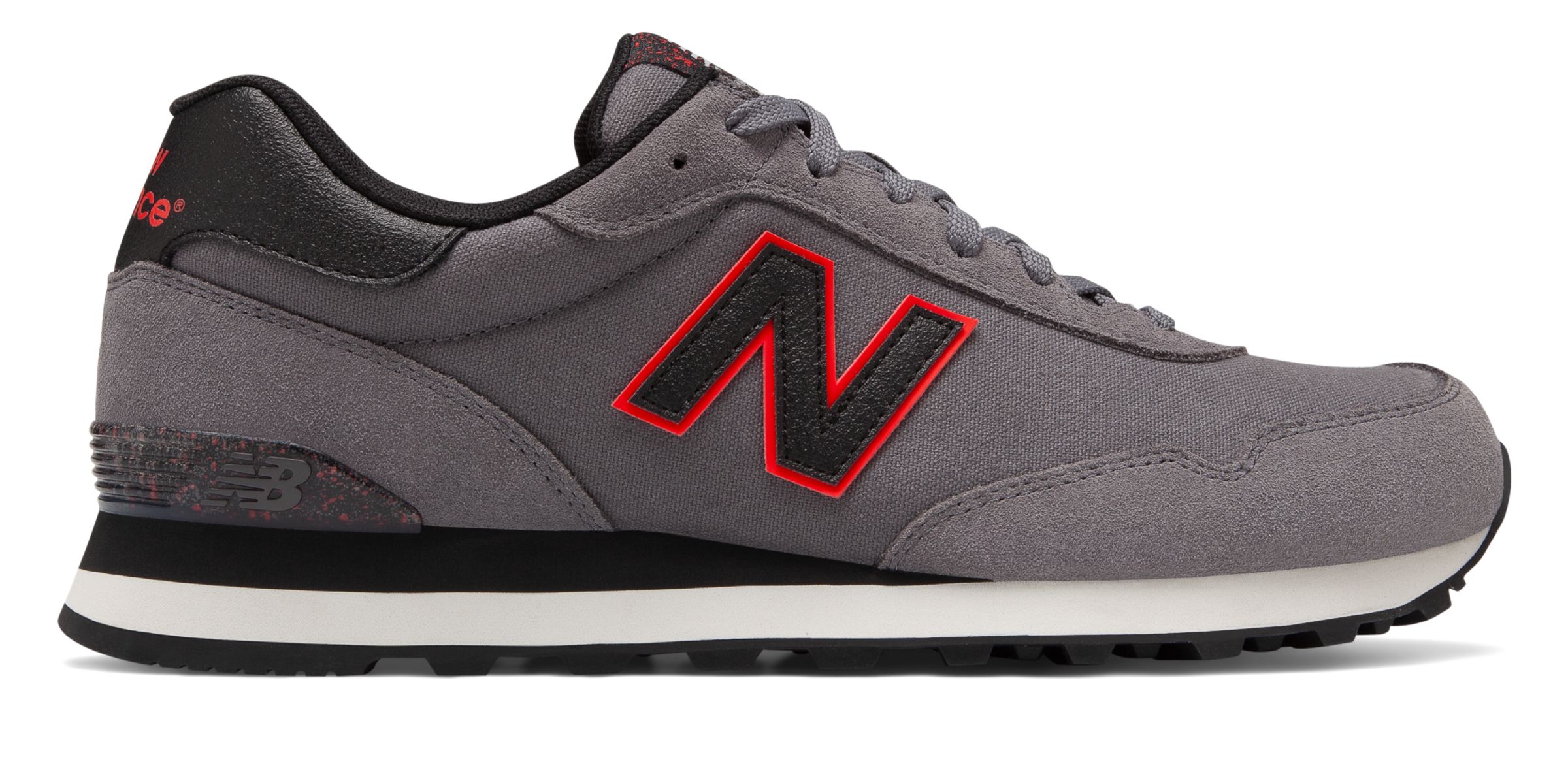 New Balance Men's 515 Shoes Grey with 