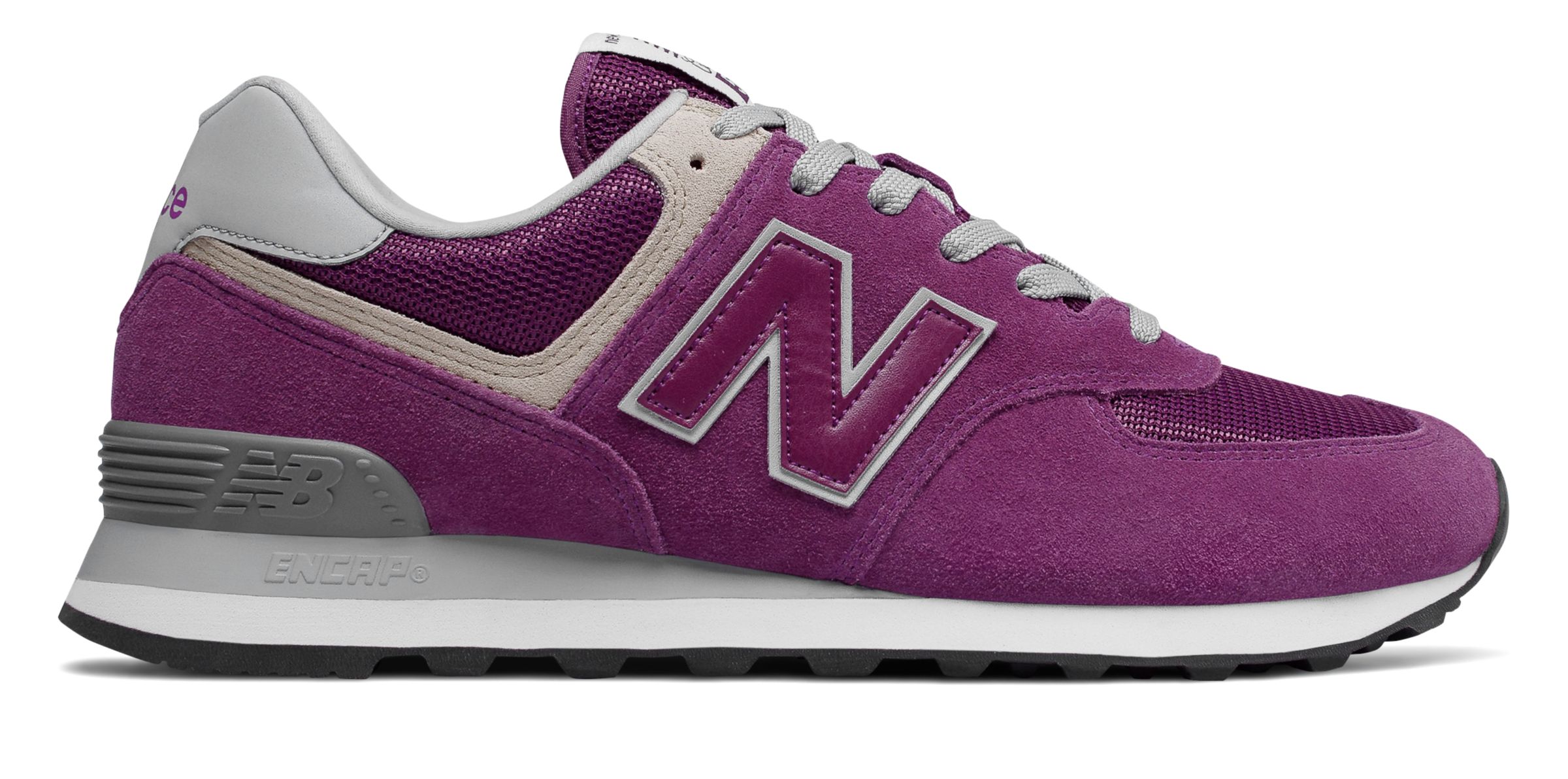 new balance 574 purple cactus