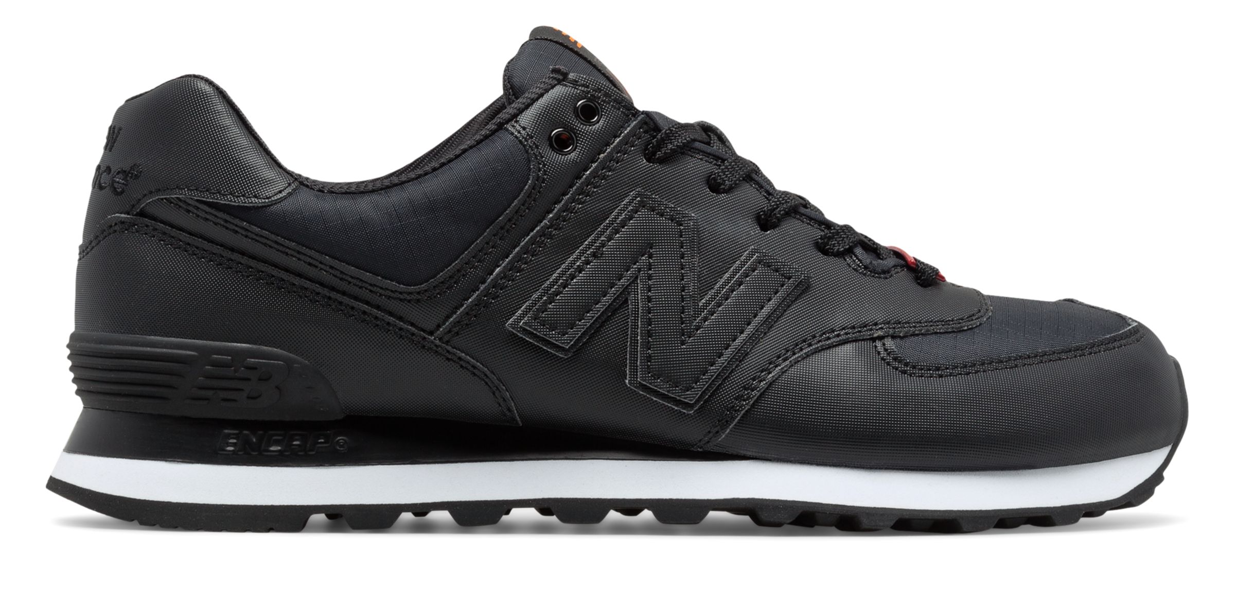 new balance 574 flight jacket black