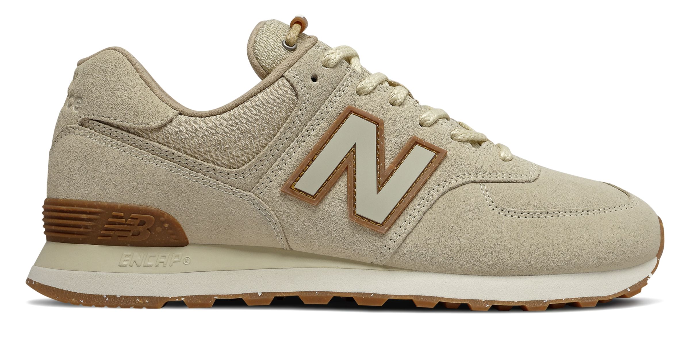 new balance khaki 574 sport trainers