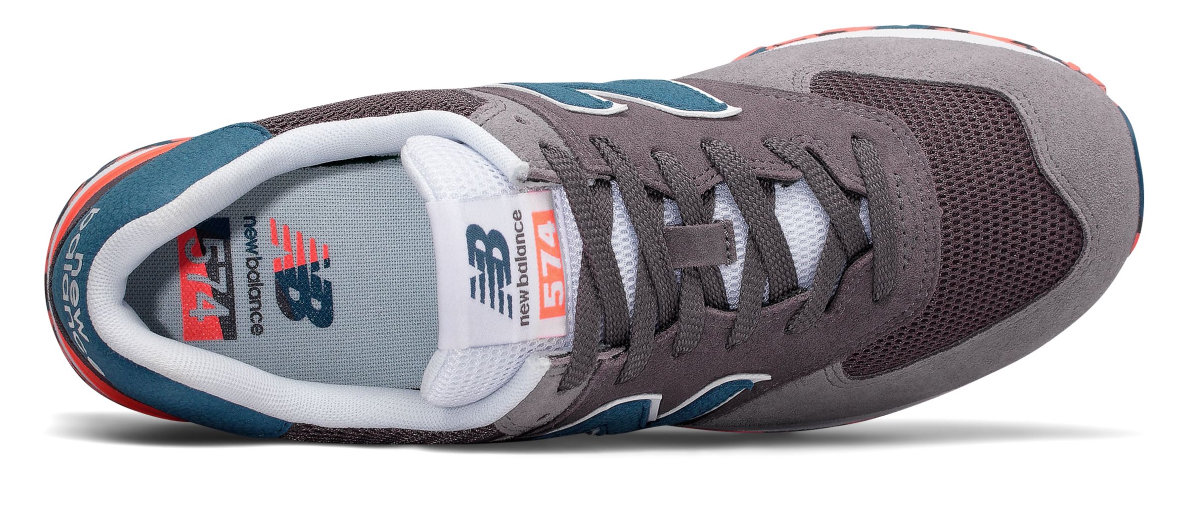 new balance 574 marbled street grey