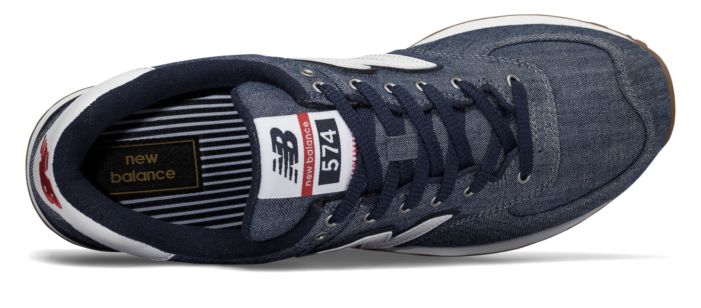 new balance 574 beach chambray mens