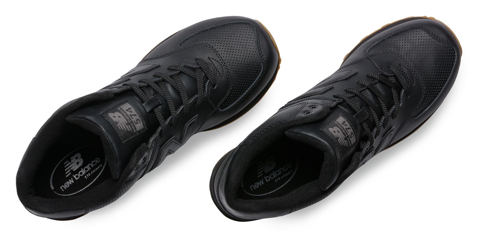new balance 574 mid cut leather