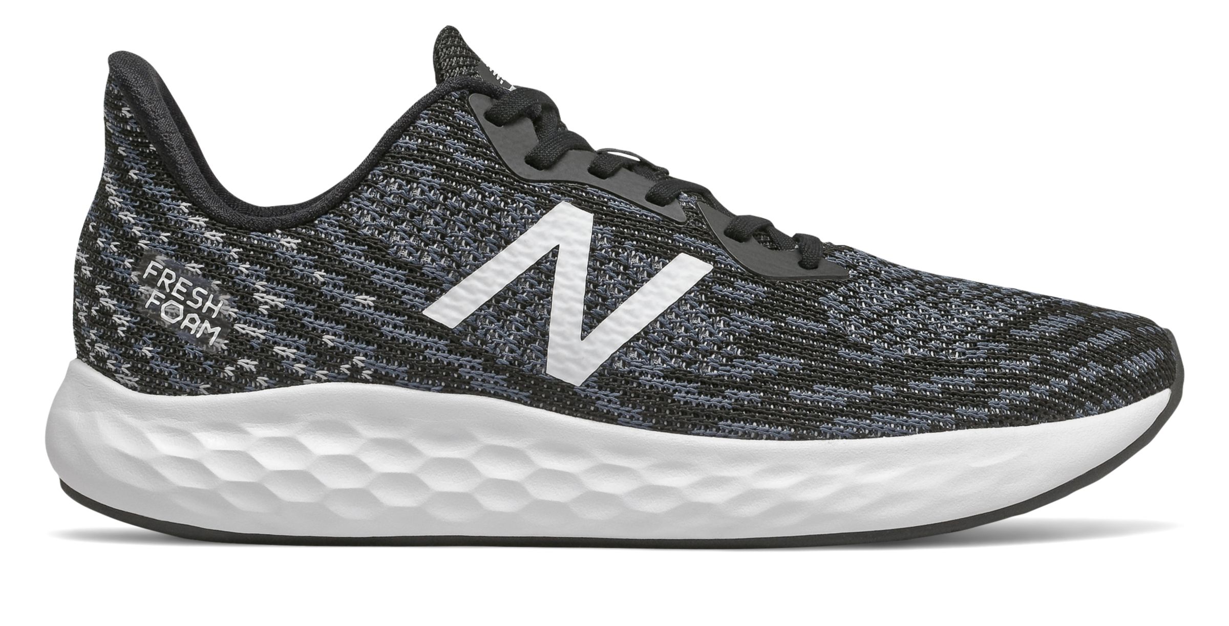 New Balance Menâs Fresh Foam Rise v2 Shoes Black with Grey Â· Save Real Bargains