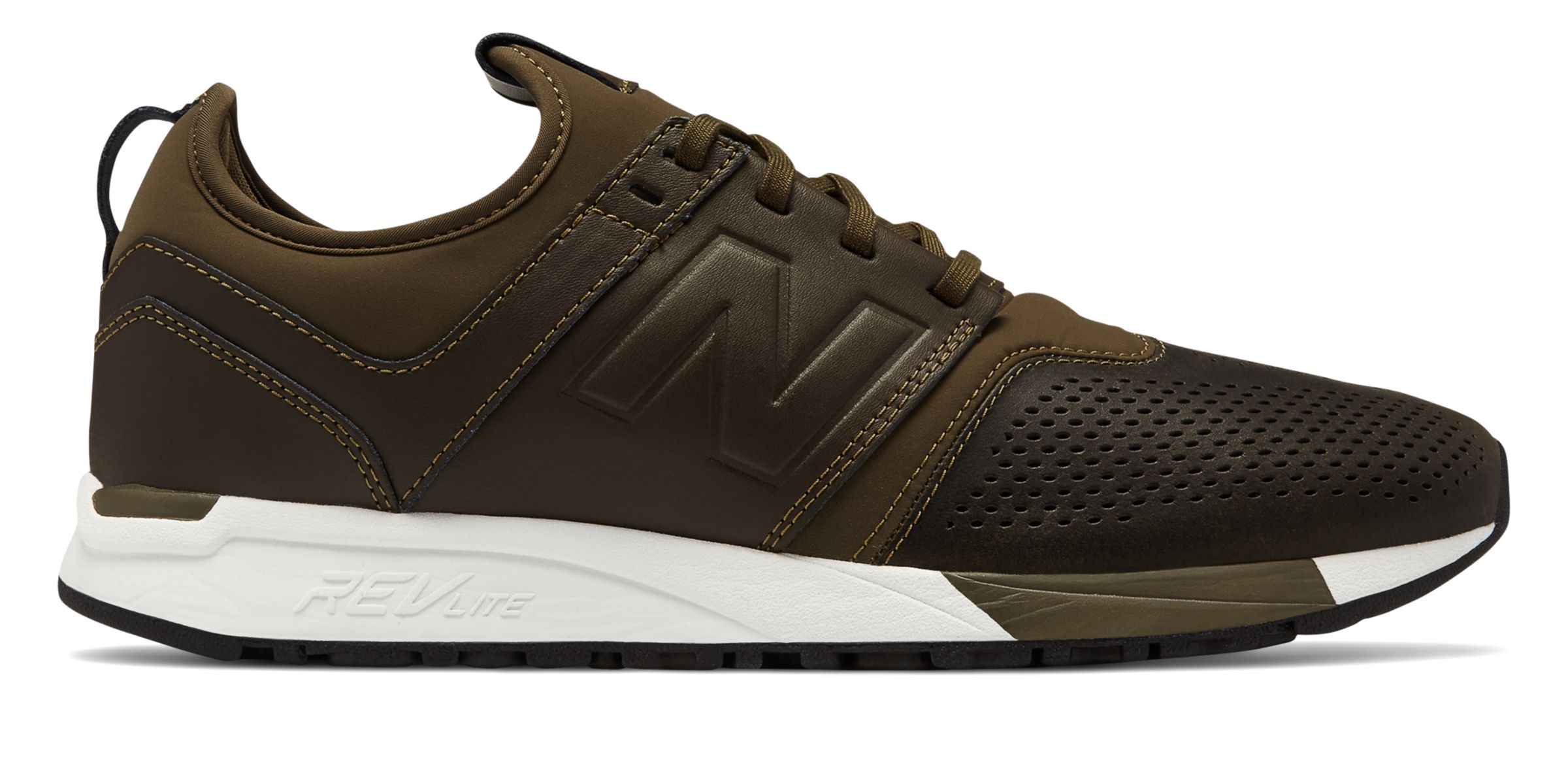 new balance 247 leather olive