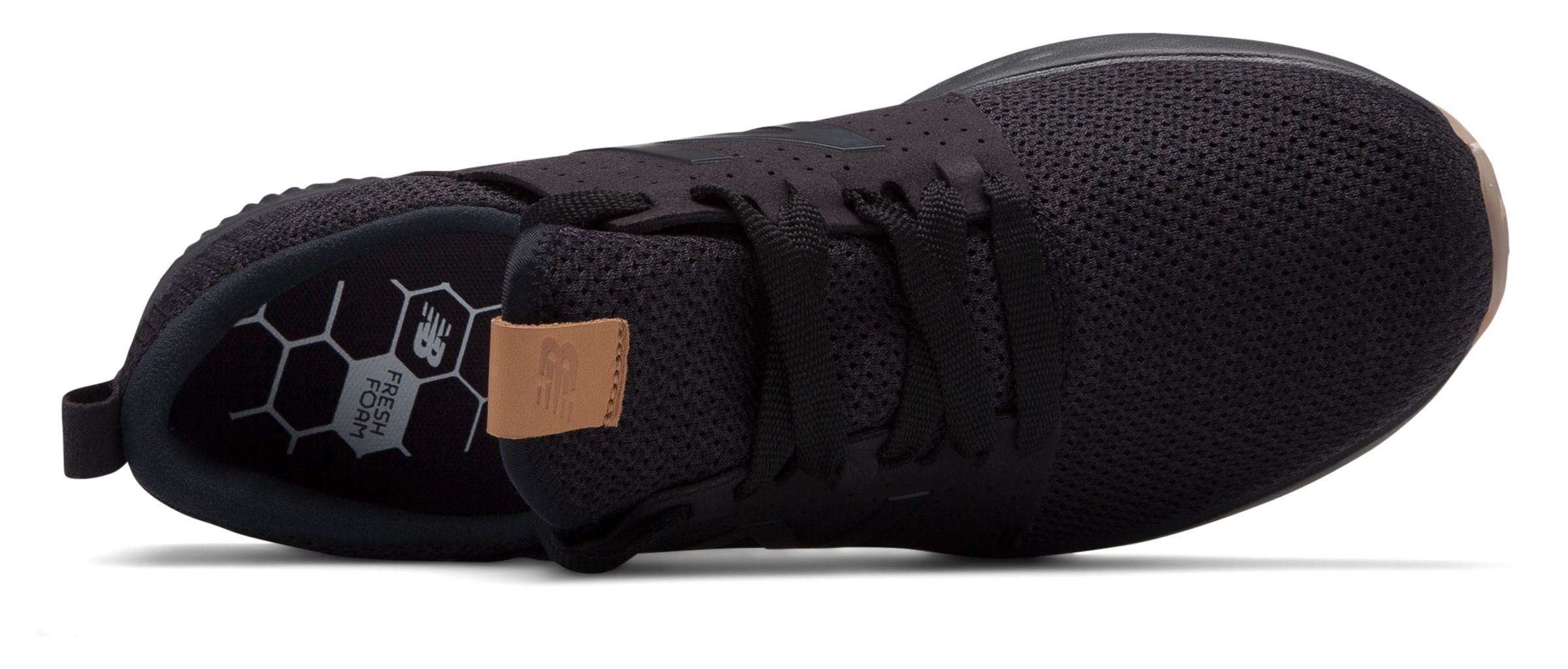 new balance men's fresh foam sport shoes black