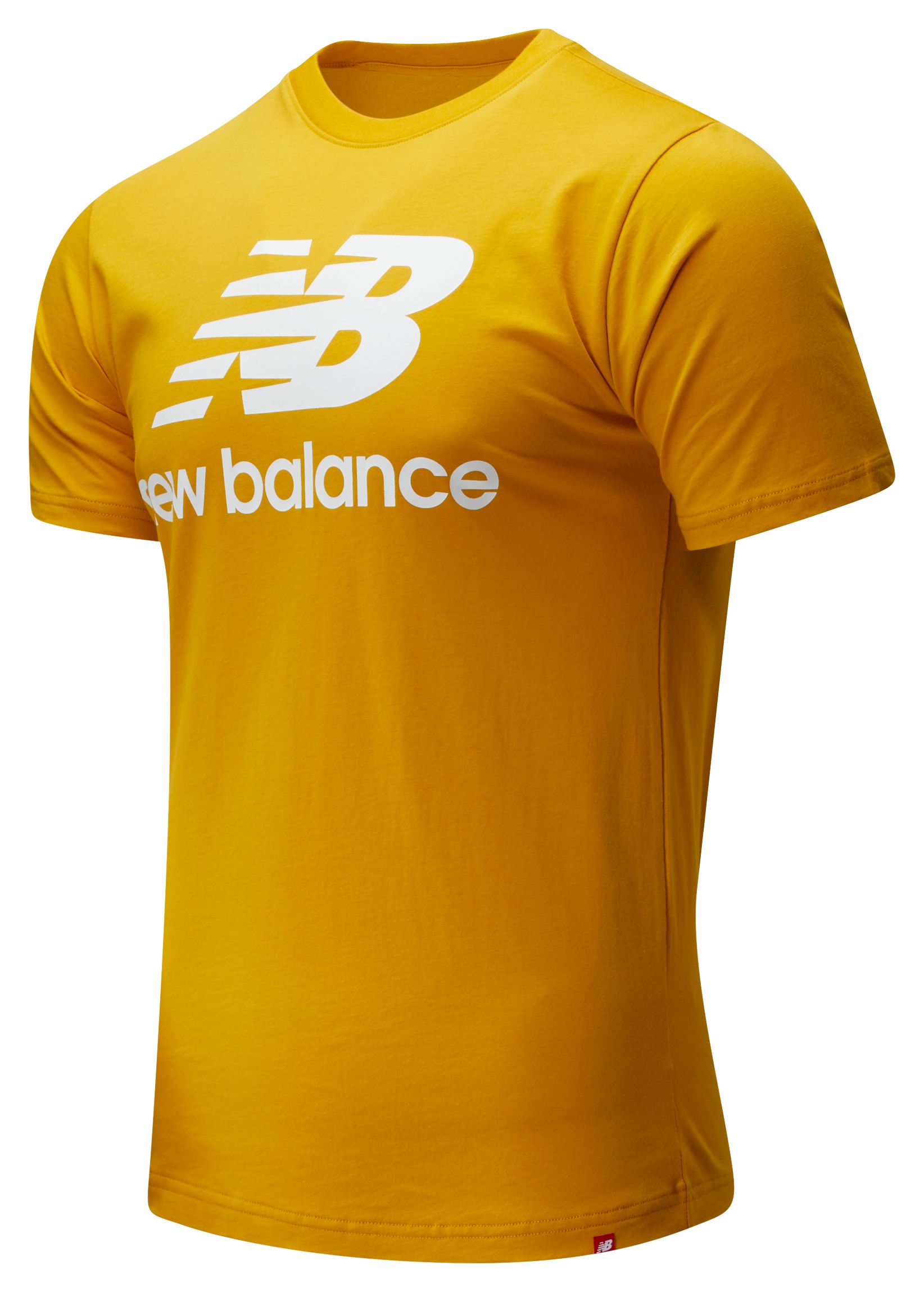 new balance essentials stacked logo tee