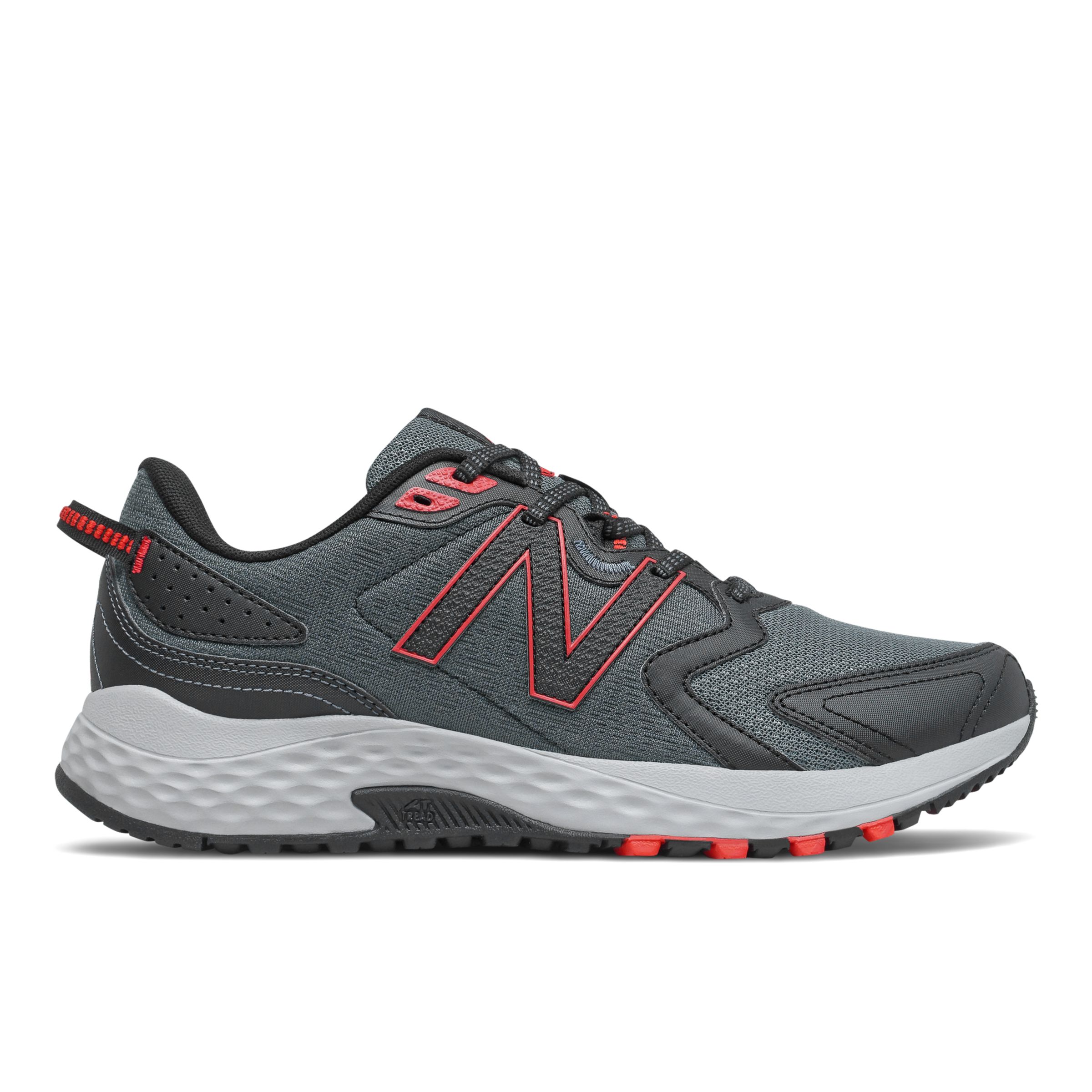 New Balance Men's 410v7 Trail Shoes Grey with Black SportSpyder
