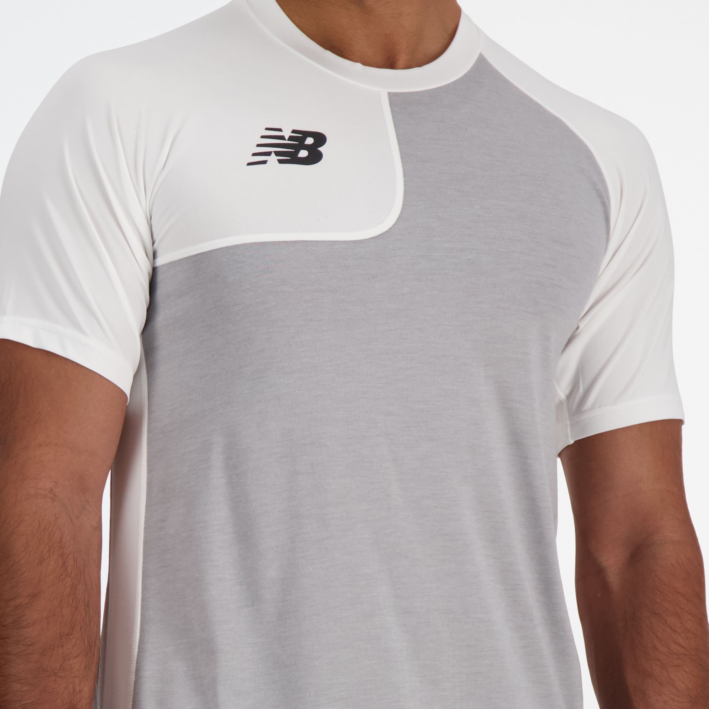 Mulheres Athletics Pearl Cropped T-Shirt - New Balance