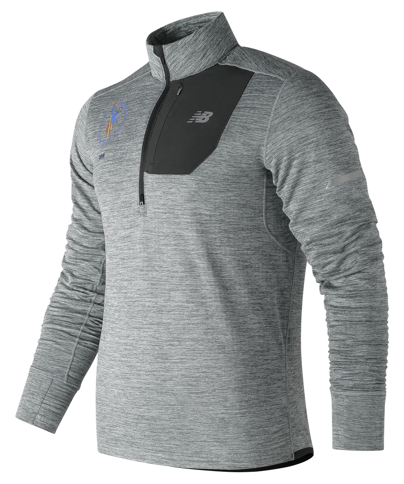 new balance heat grid half zip