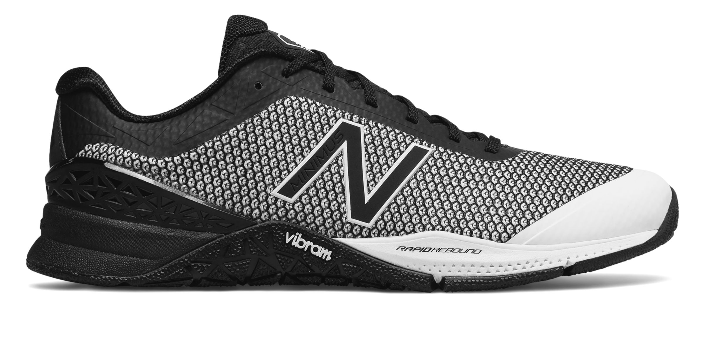 Minimus 40 Trainer, Black with White image number 0