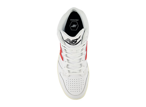 NB Numeric 480 High, White with Red