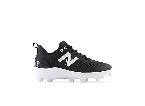 Low-Cut 3000v6 Molded Cleat, Black with White