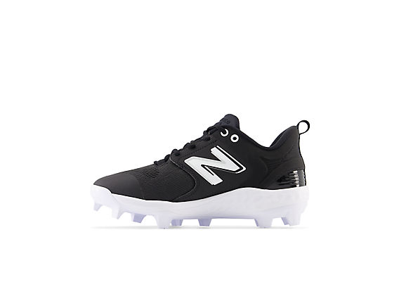 Low-Cut 3000v6 Molded Cleat, Black with White