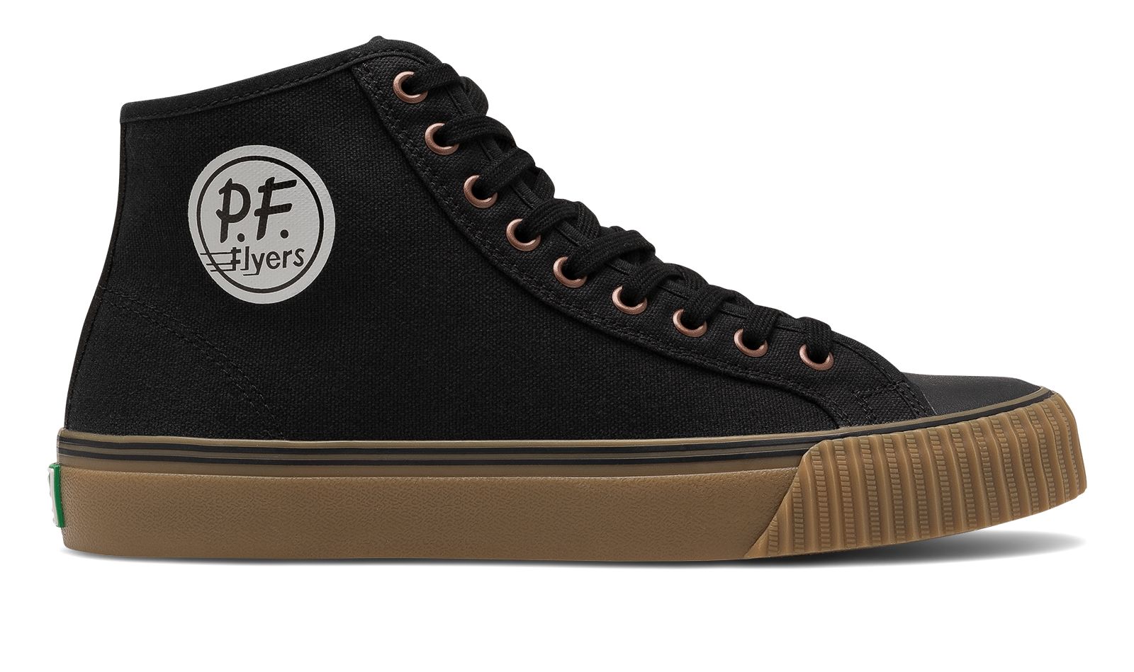 pf flyers black high top