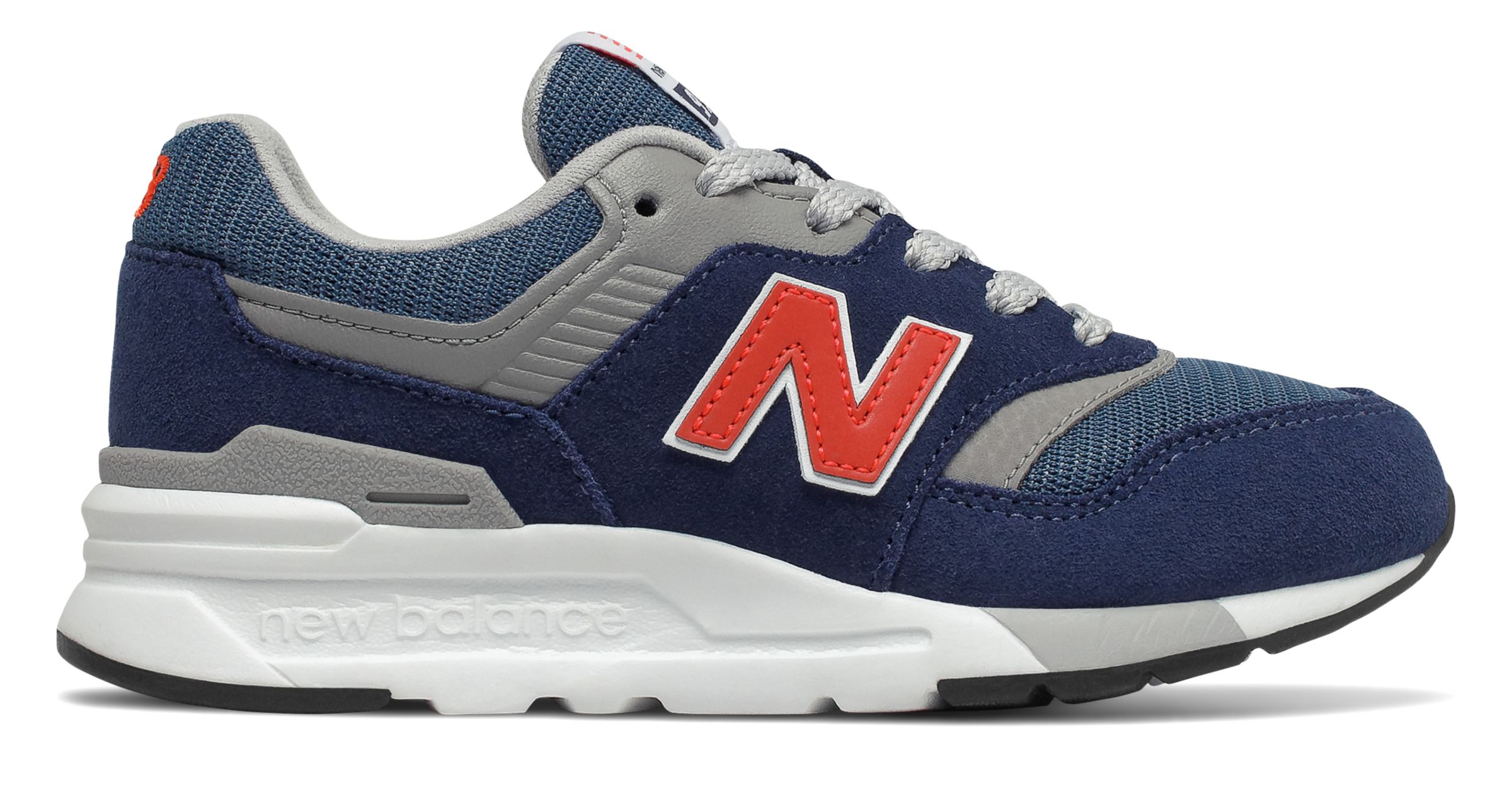 New Balance Kid's 997H Little Kids Male Shoes Navy with Red | eBay
