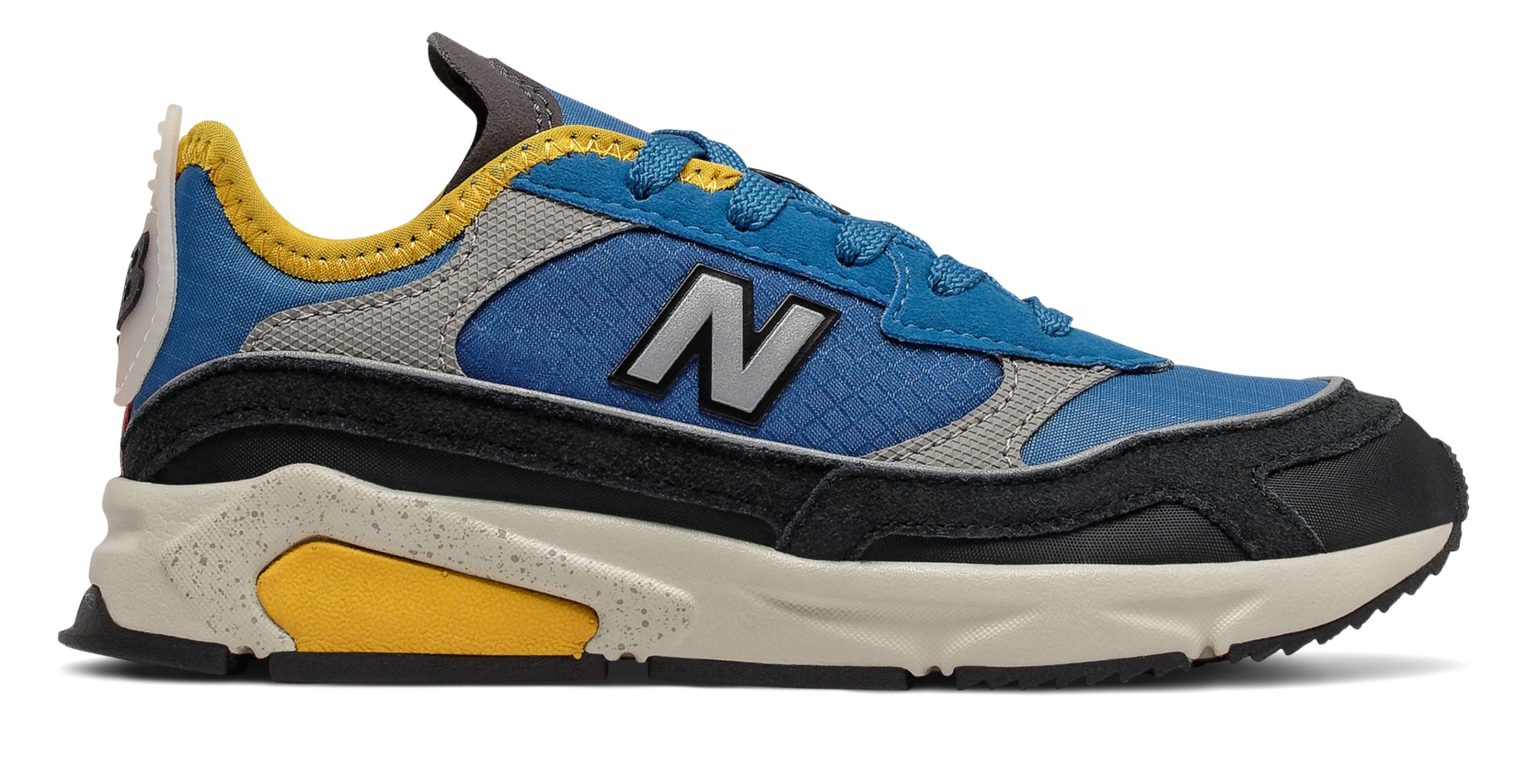 new balance 574 varsity gold with mako blue