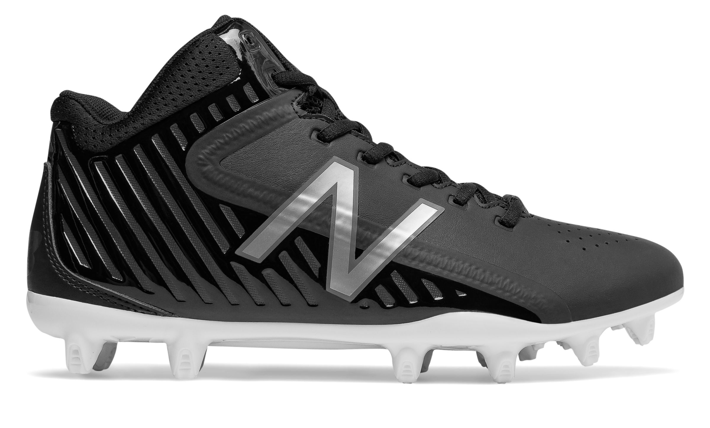 Men's Rush Mid-Cut Cleat, Black image number 0