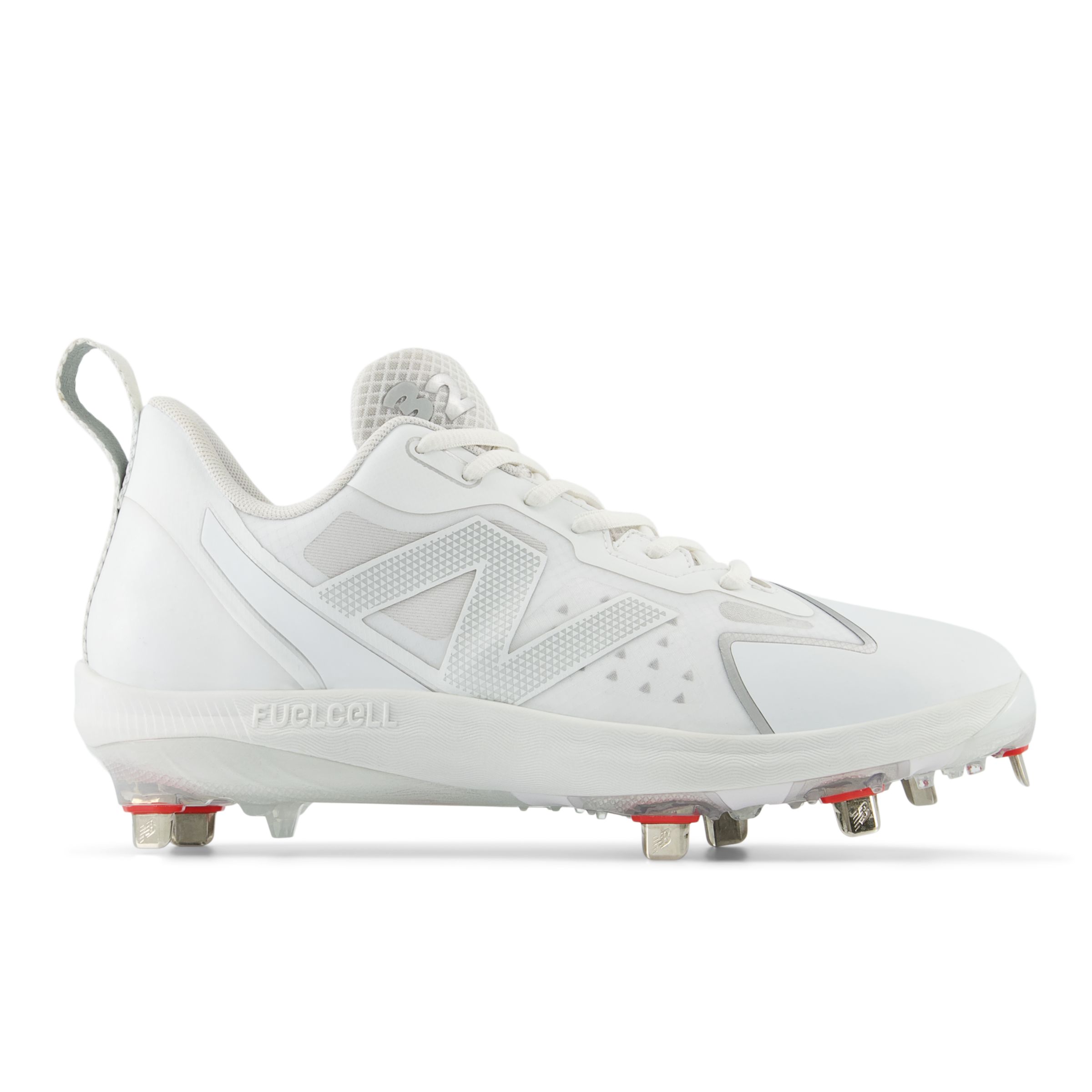 New balance softball hot sale cleats white