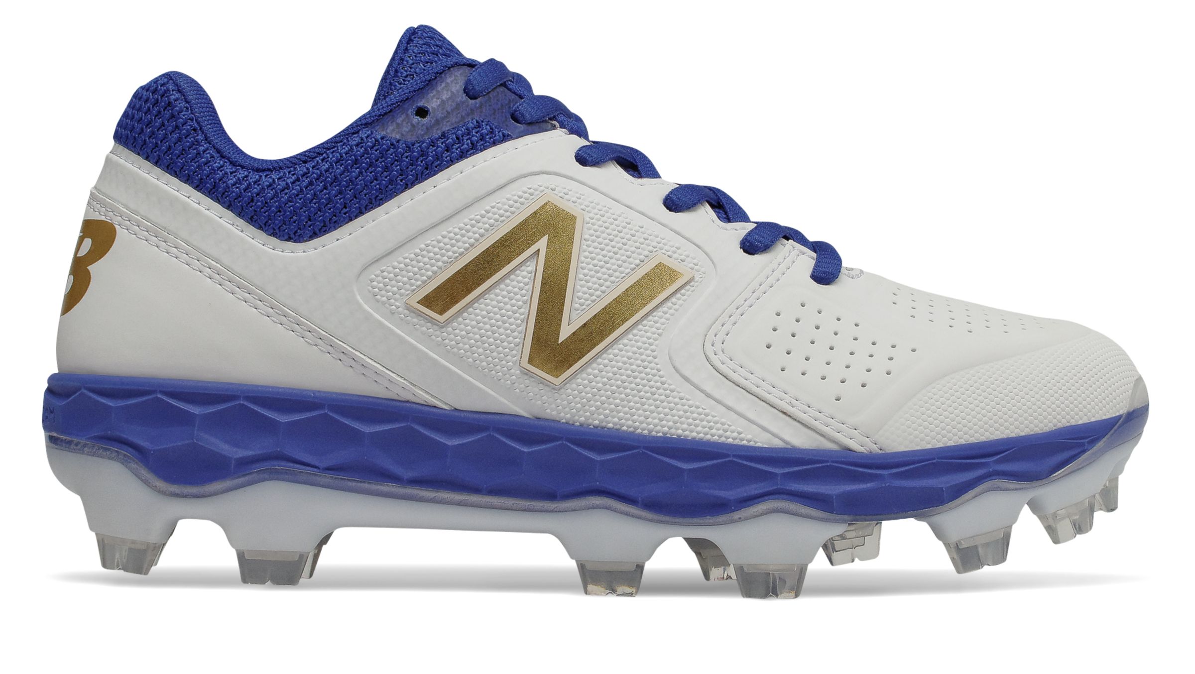 Navy and gold new balance baseball cleats hotsell