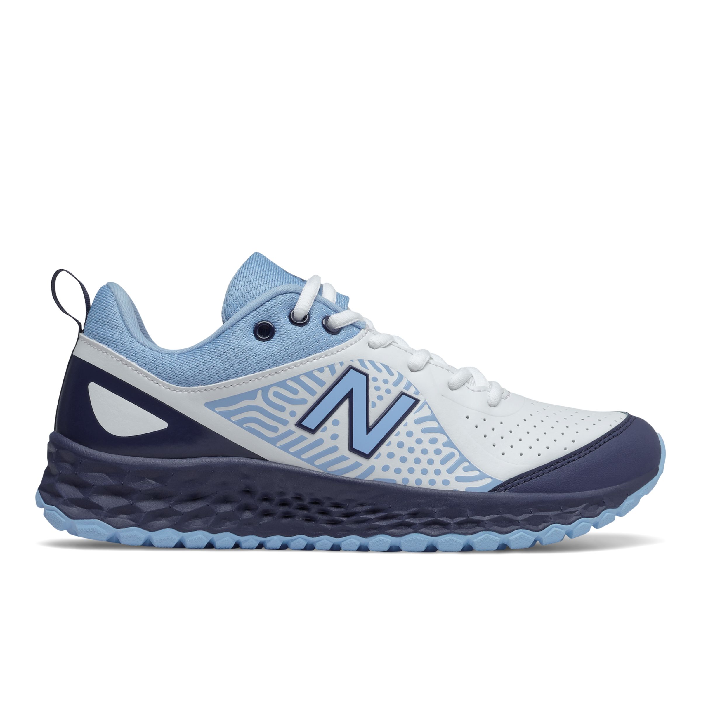 感謝価格 ニューバランス レディース スニーカー シューズ New Balance Velo V2 Turf Carolina Blue Navy White 安心の日本製 Kasam Org