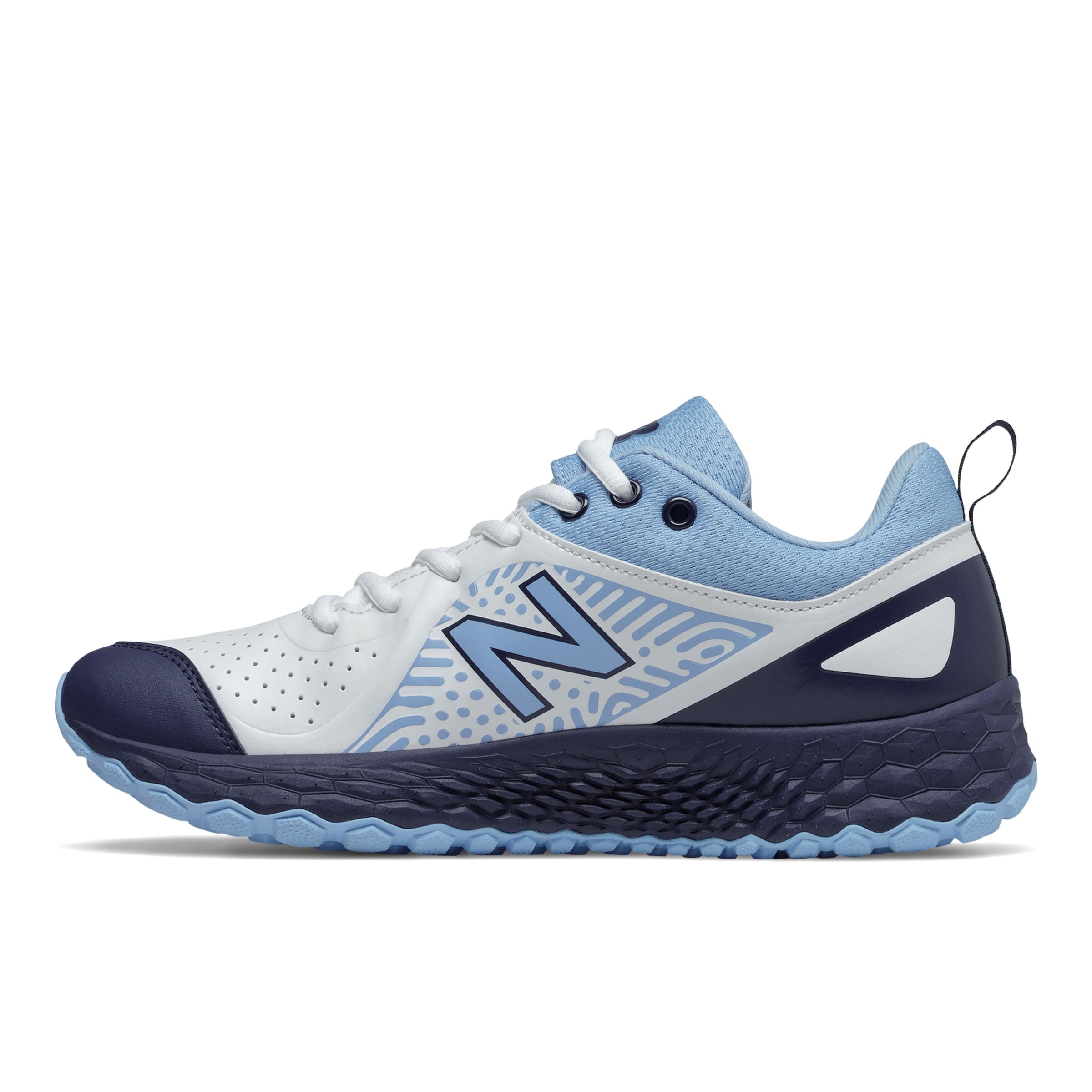 感謝価格 ニューバランス レディース スニーカー シューズ New Balance Velo V2 Turf Carolina Blue Navy White 安心の日本製 Kasam Org