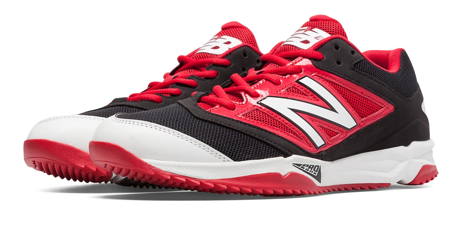 Turf 4040v3 Synthetic Mesh, Black with Red image number 0
