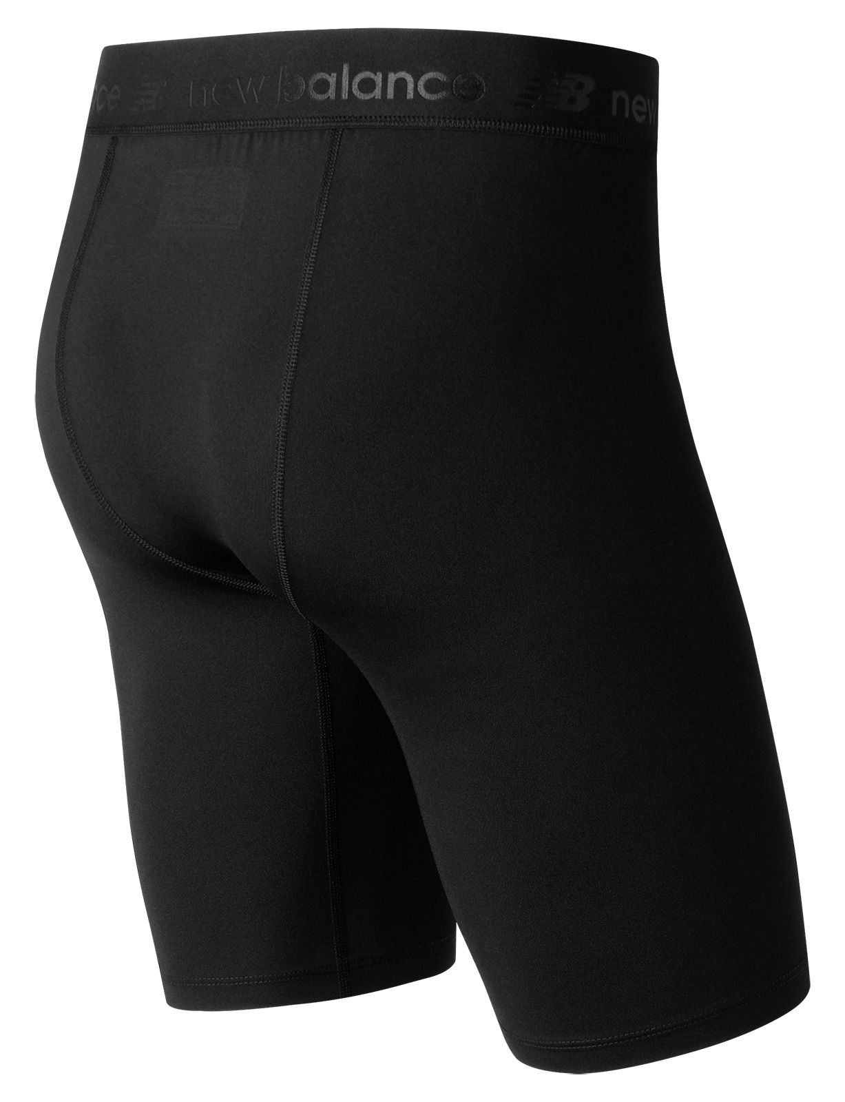 Men's NB Compression Short, Team Black image number 1