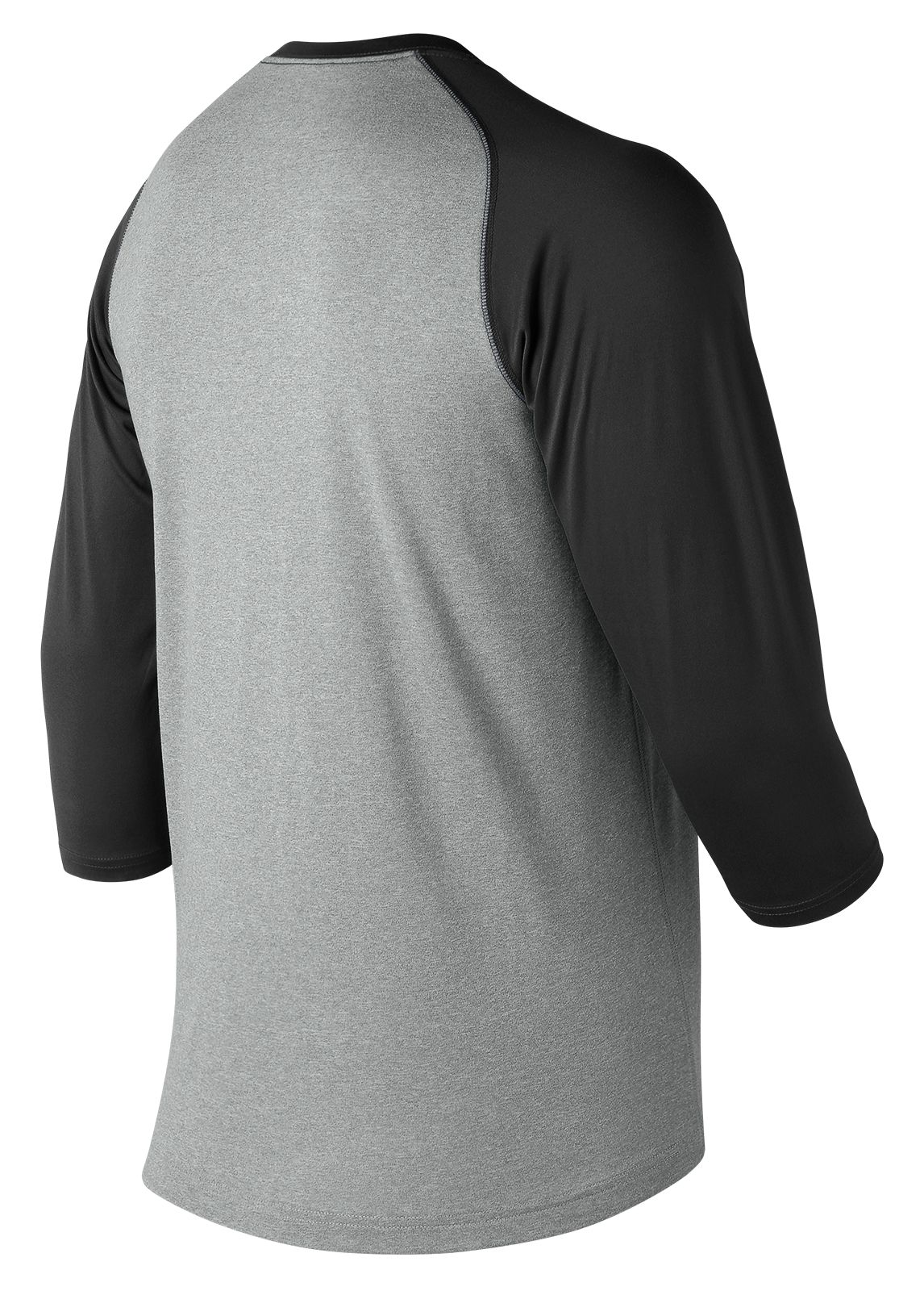 TOP PRO Men's Full Length Sleeve Raglan Cotton Baseball Tee Shirt