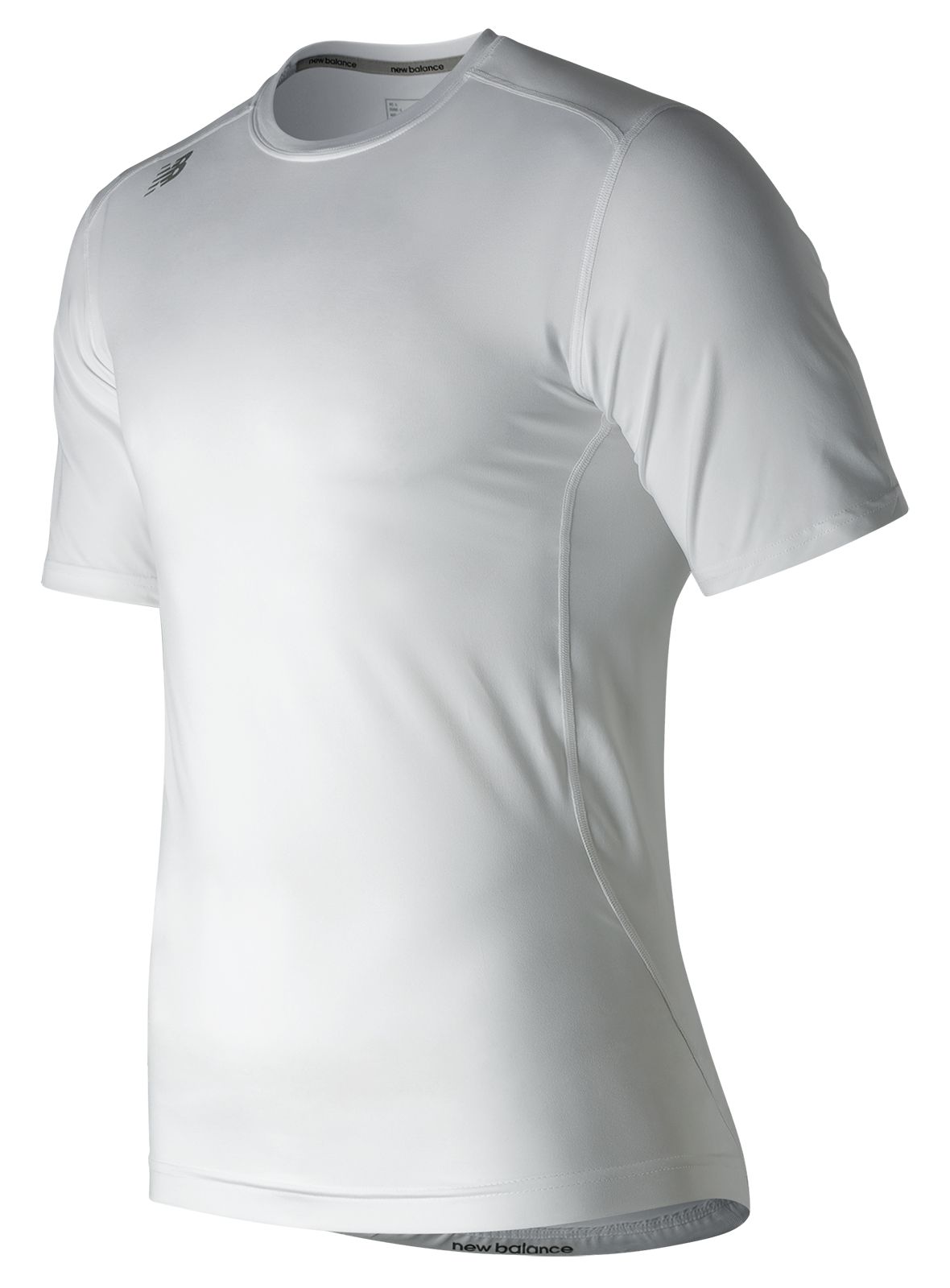 Short Sleeve Compression Top, White image number 0