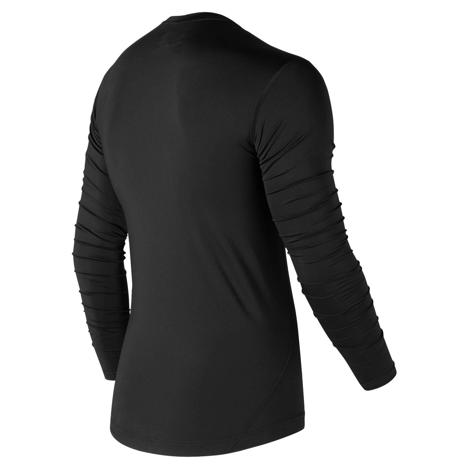 Men's NB Long Sleeve Compression Top, Team Black image number 1