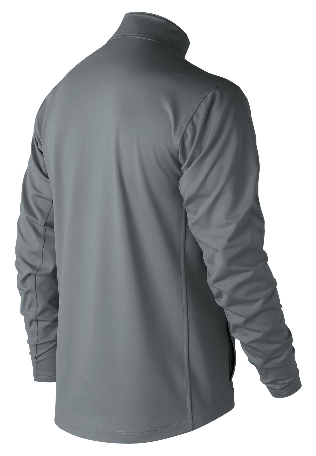 Lightweight Solid Half Zip, Gunmetal image number 1