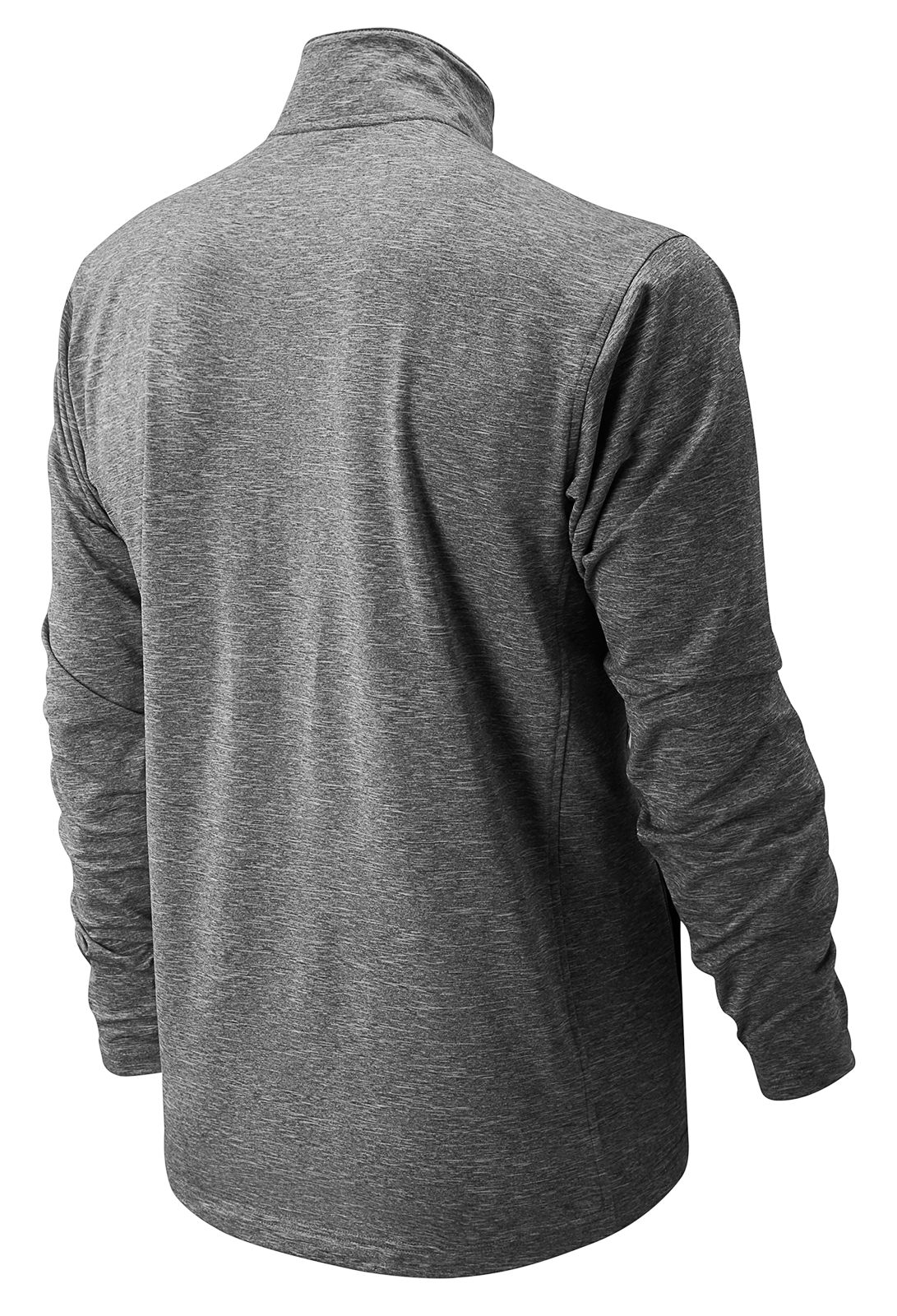 Lightweight Solid Half Zip, Heather Grey image number 1