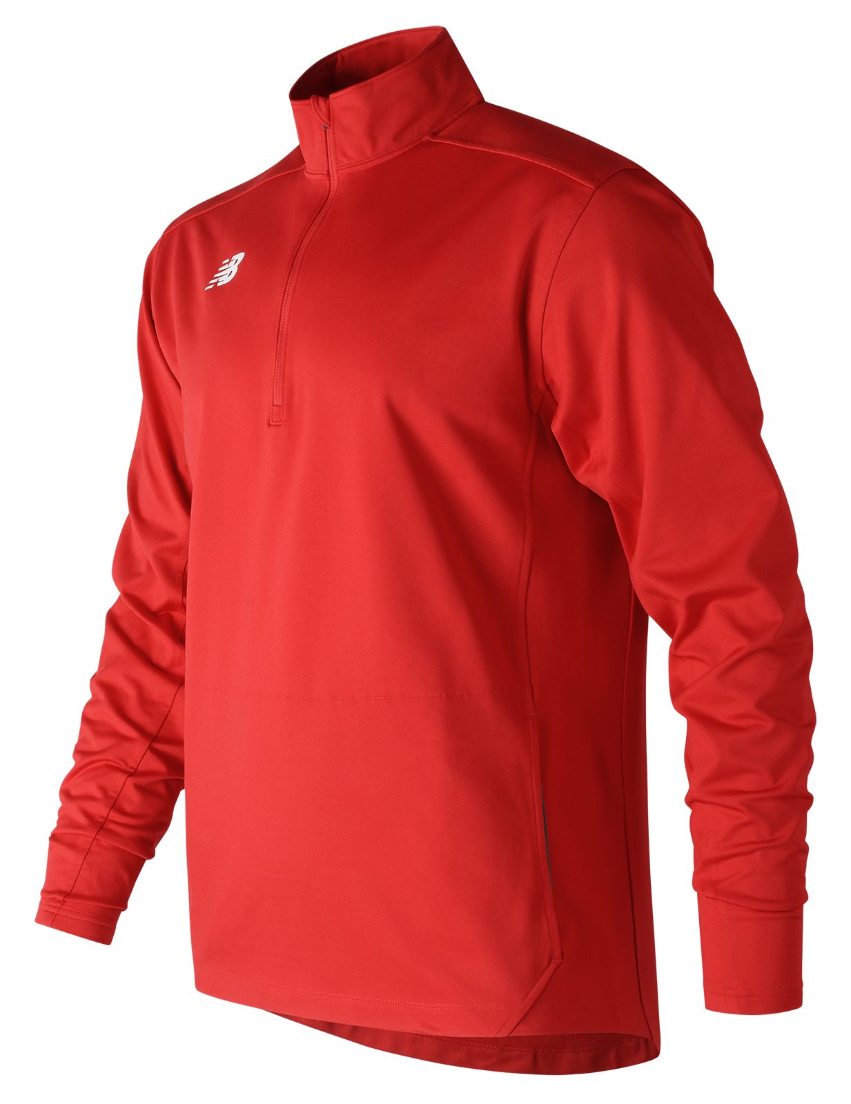 Lightweight Solid Half Zip, Team Red image number 0