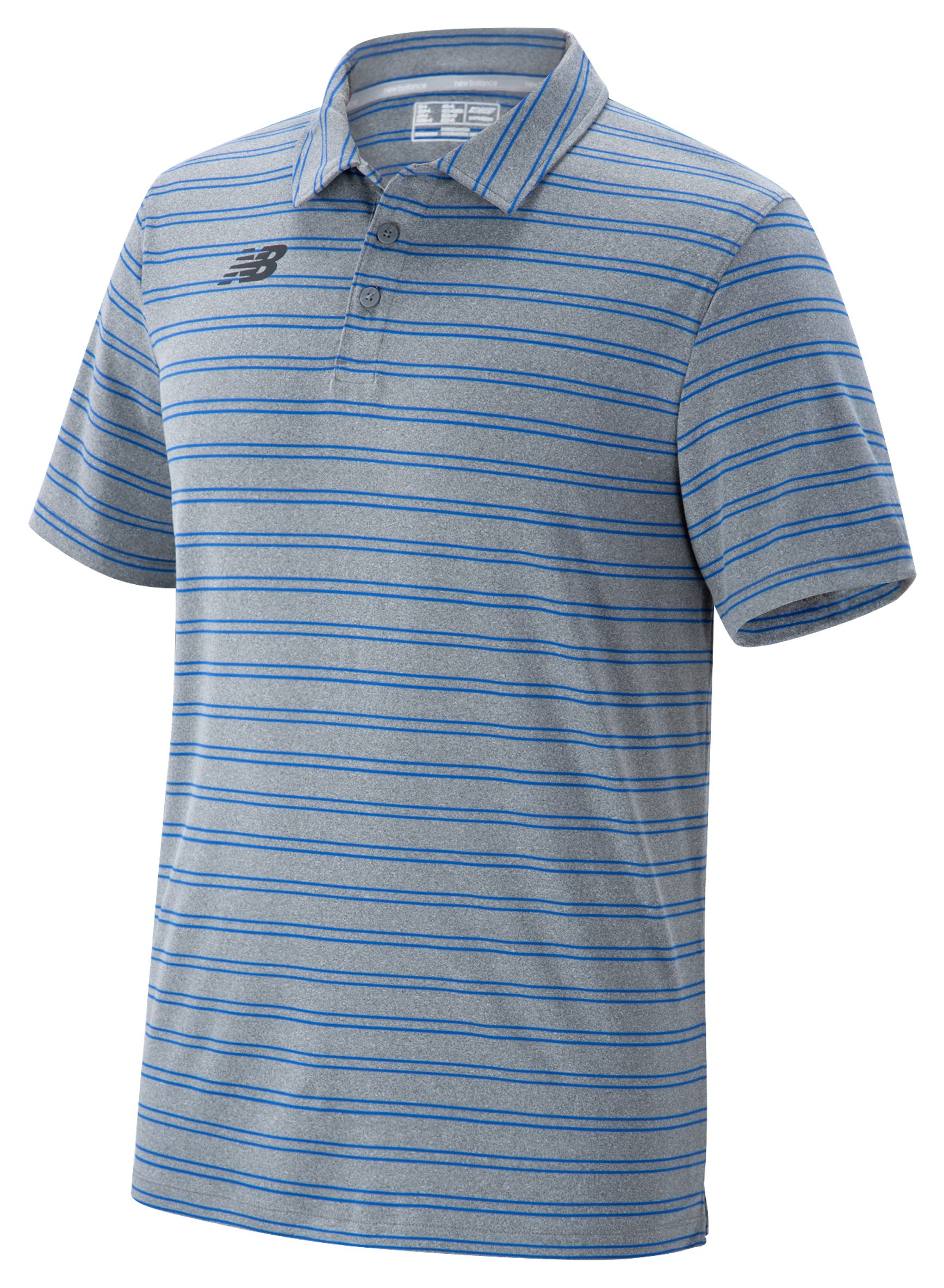 Striped blue hot sale polo shirt