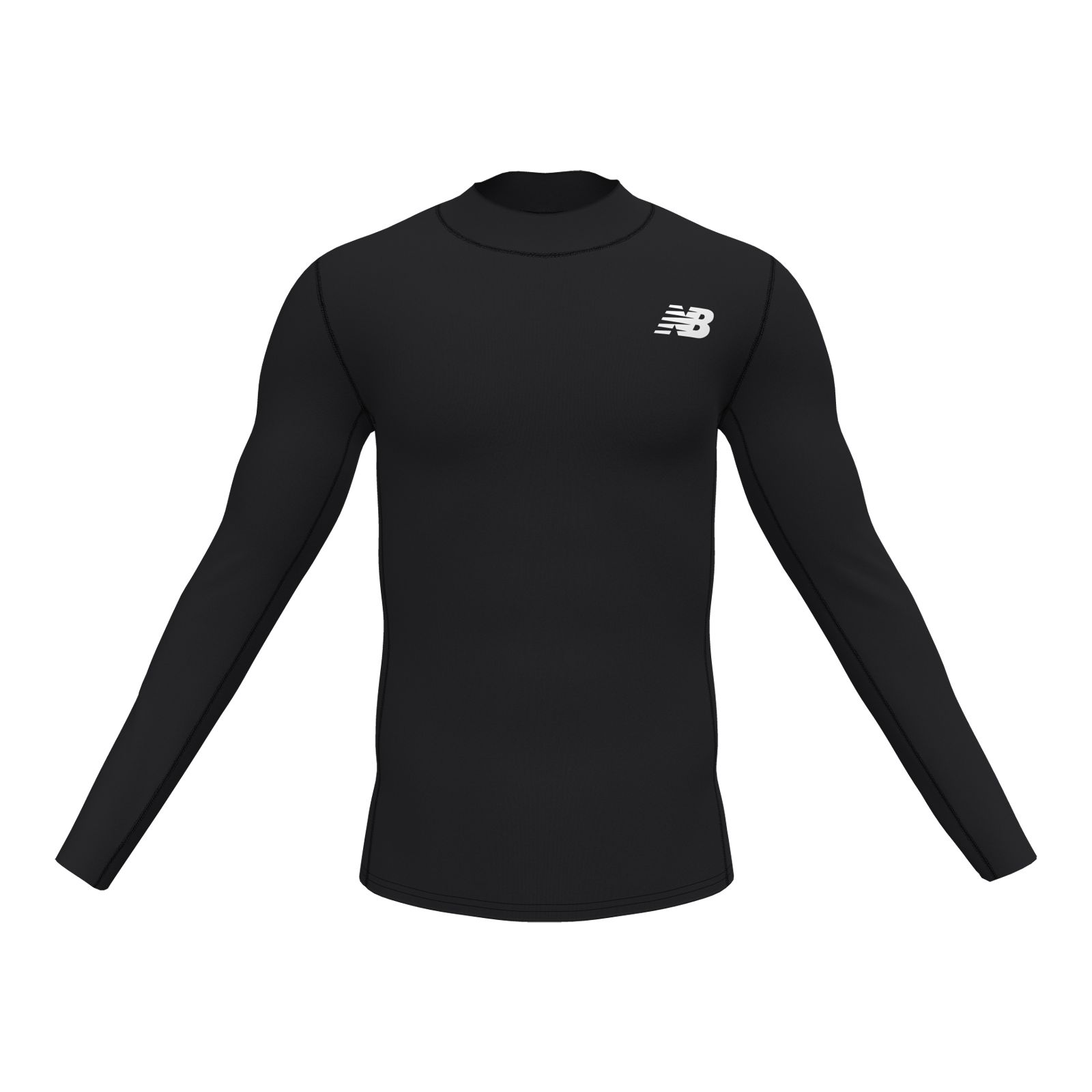 Kids Under Armour Black Mock Turtleneck Shirt Size Large