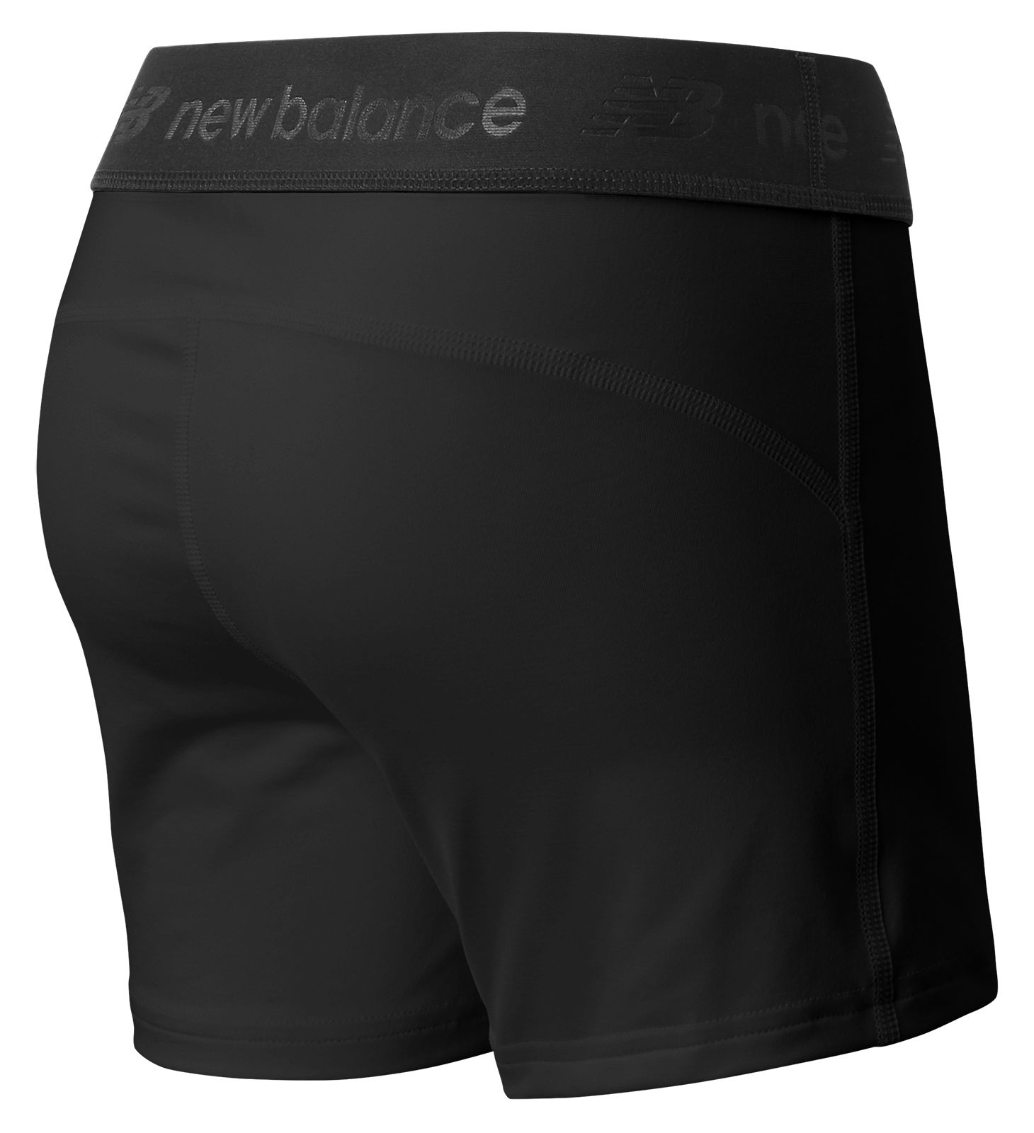 Women's NBW Compression Short, Team Black image number 1